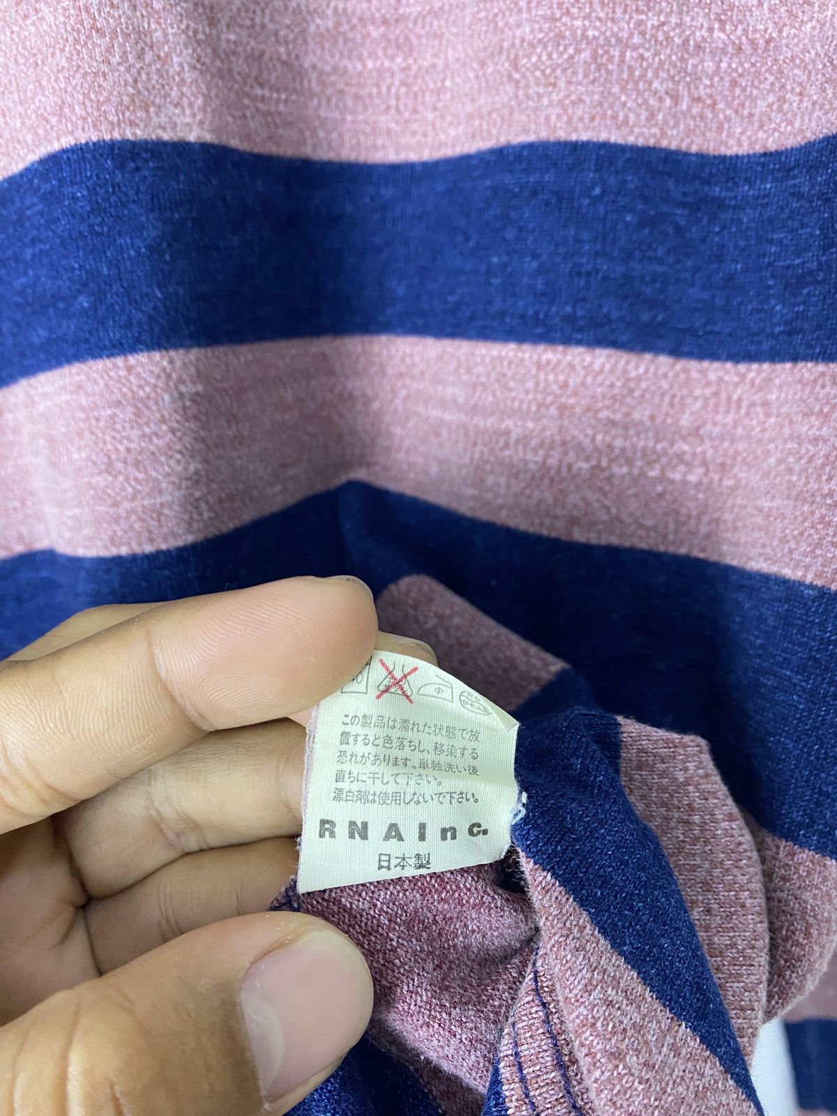 Japanese Brand × Seditionaries Vintage RNA Seditionaries Japan Stripe Tee Size US M / EU 48-50 / 2 - 4 Thumbnail