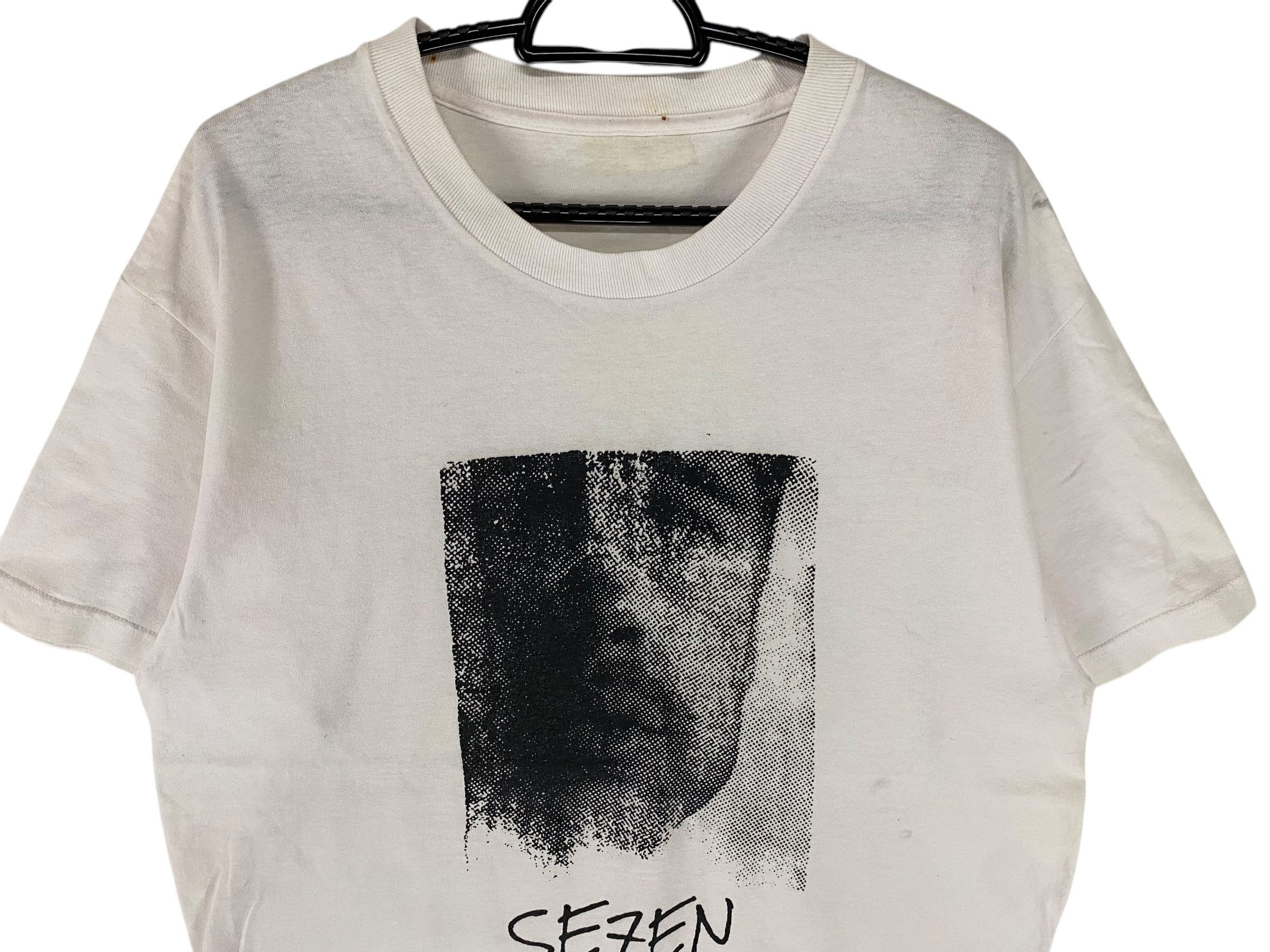 Vintage 90s Se7en Brad Pitt American crime thriller shirt Size US L / EU 52-54 / 3 - 3 Thumbnail