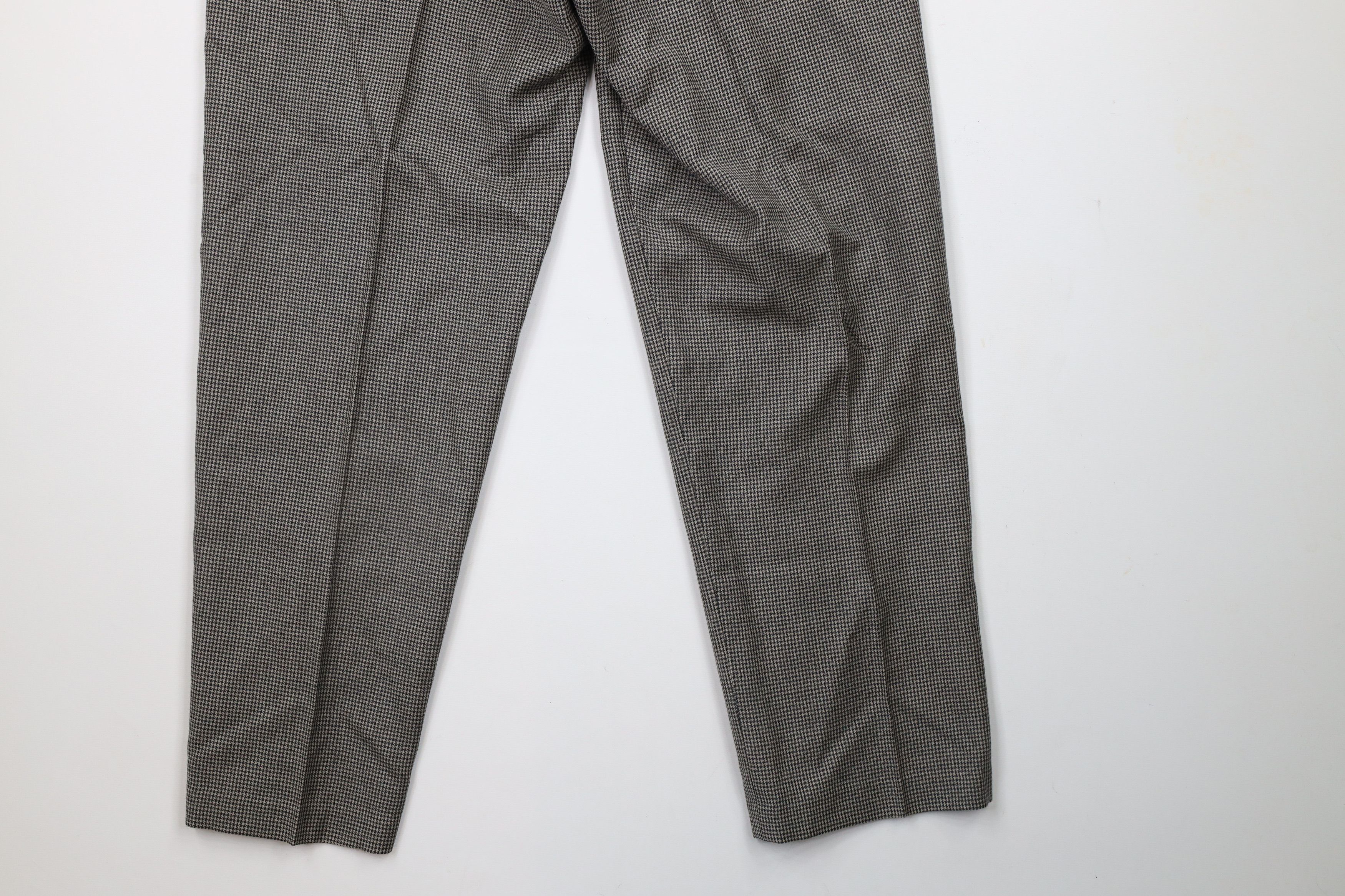 Eddie Bauer × Vintage Vintage 90s Eddie Bauer Houndstooth Chino Pants Trousers Size US 30 / EU 46 - 11 Thumbnail