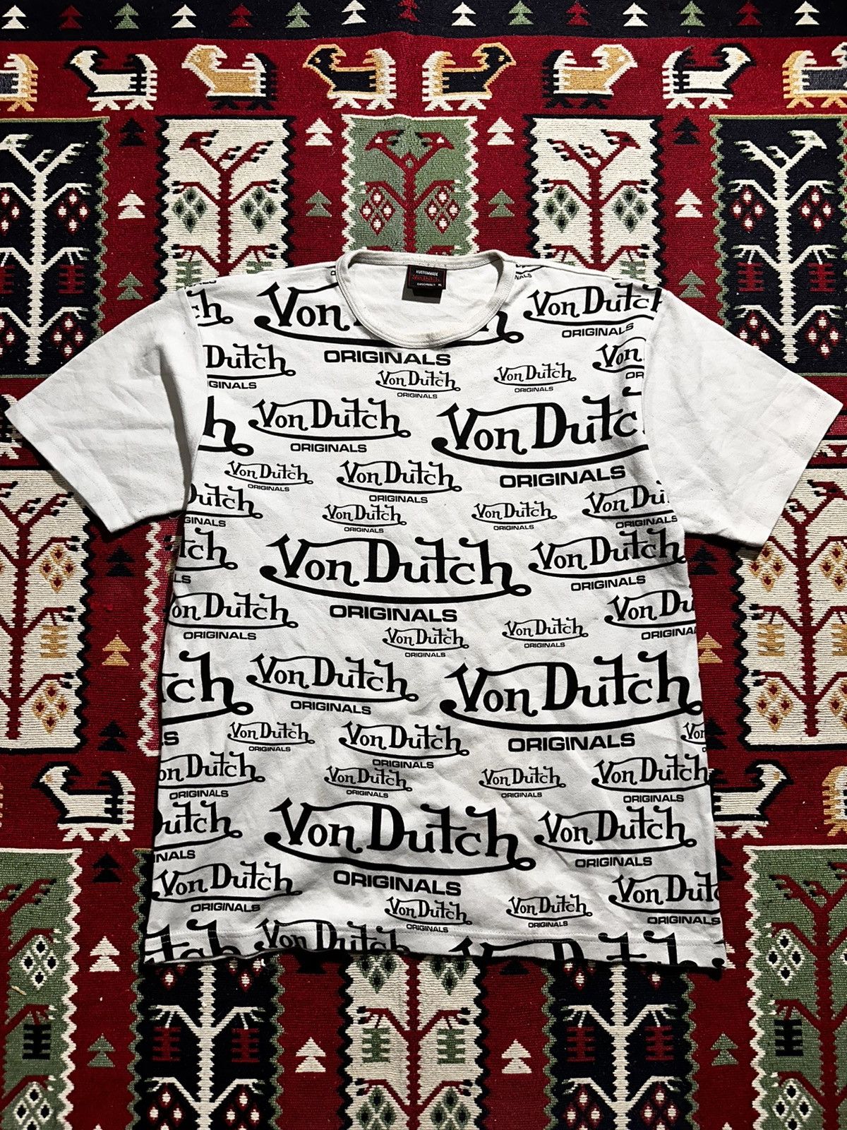 Vintage × Von Dutch Vintage Von Dutch T Shirt Size US XL / EU 56 / 4 - 1 Thumbnail
