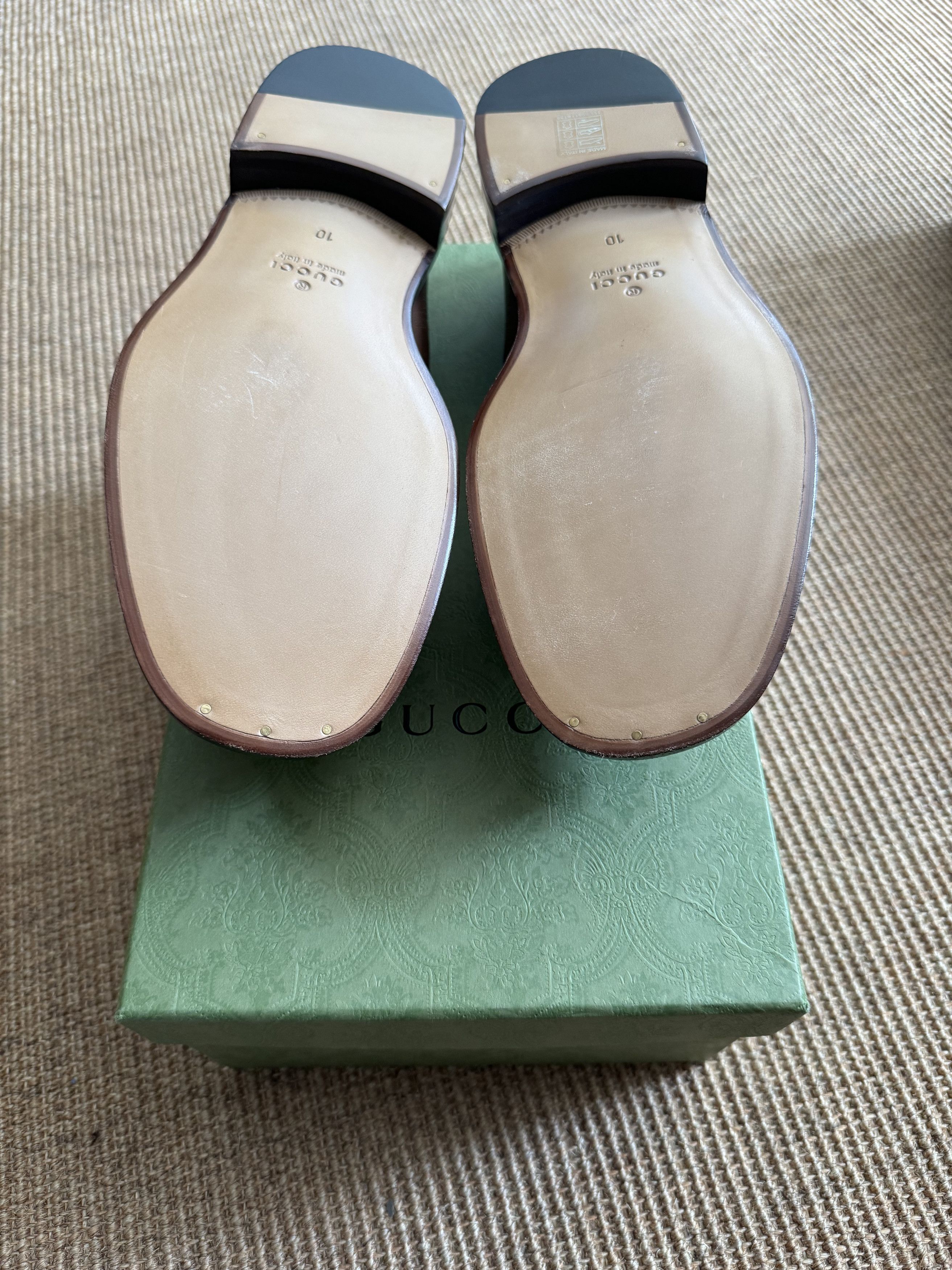 Gucci Gucci Mandala Goatskin Mens Horsebit Loafers 10 Brown Sugar Size US 10 / EU 43 - 7 Thumbnail