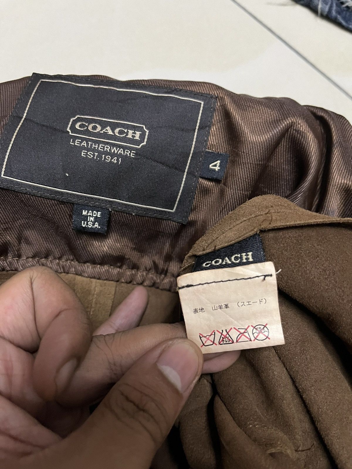 Coach × Vintage Master Class🔥Vintage Coach full leather coat Size S / US 4 / IT 40 - 7 Thumbnail