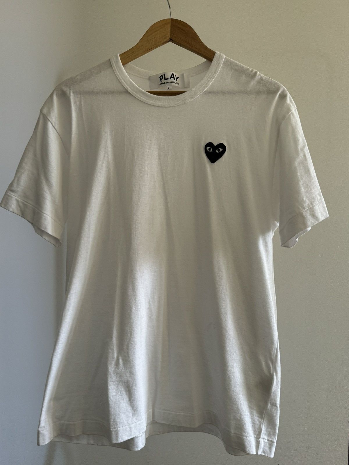 CDG by Comme des Garcons CDG Play Heart Logo T-Shirt Size US XL / EU 56 / 4 - 4 Thumbnail