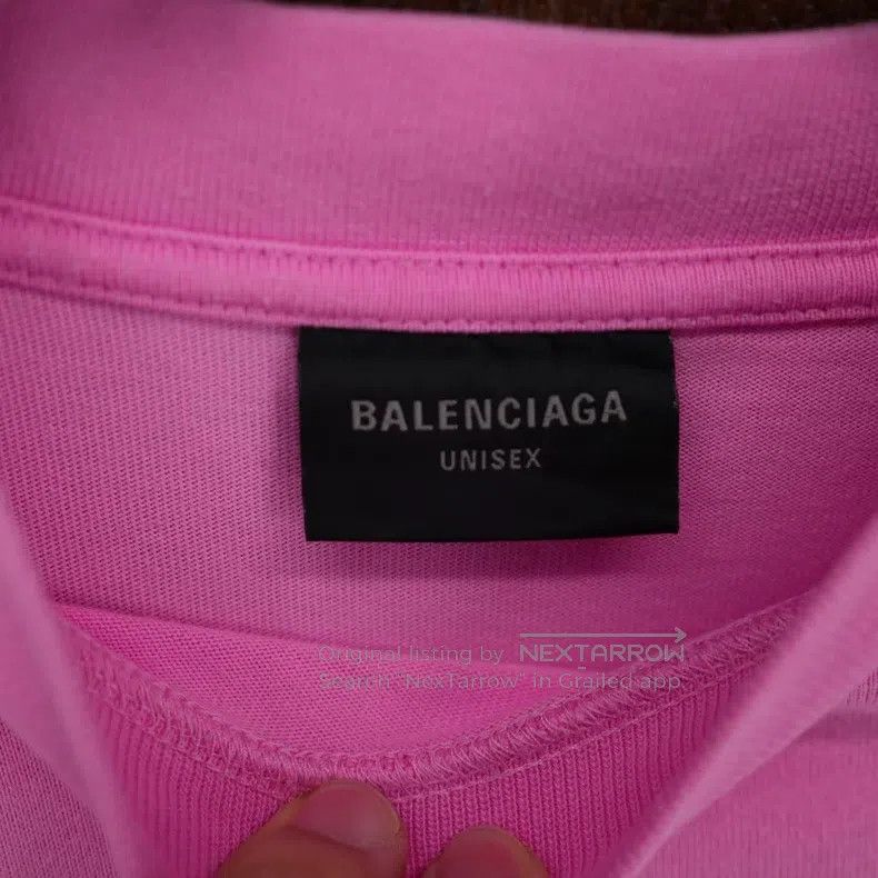 Balenciaga Balenciaga Pink Flame Printed Short Sleeve Size US M / EU 48-50 / 2 - 4 Thumbnail