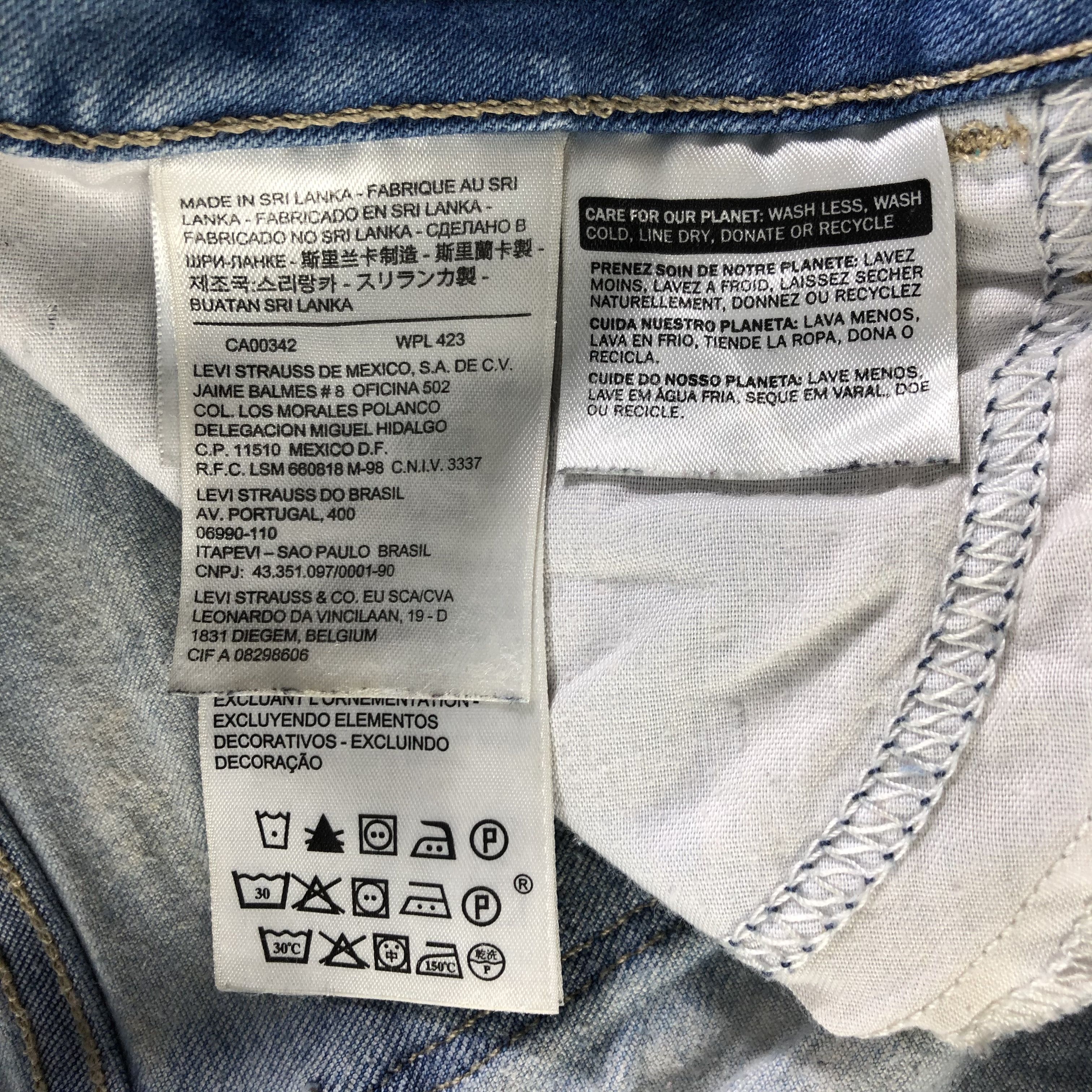 Levi's Vintage Light Wash Levis Jeans-J3133 Size US 34 / EU 50 - 9 Thumbnail