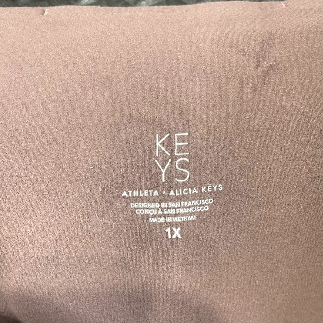 Athleta Athleta Alicia Keys Women's Pull On Corduroy Leggings Brown 1X Pocket Size 1X Women Size 40" / US 18 - 3 Thumbnail