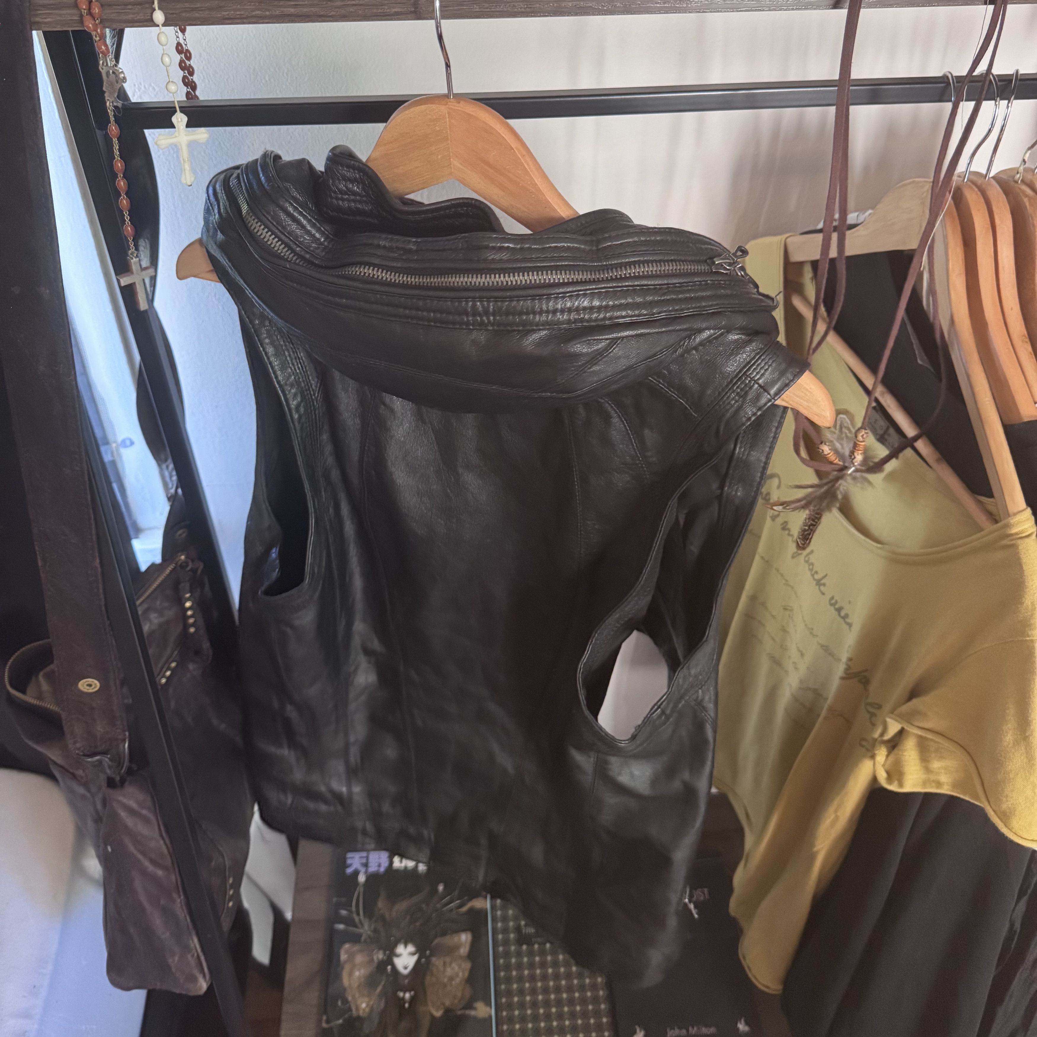 GOA GOA black leather bono vest Size US S / EU 44-46 / 1 - 4 Thumbnail