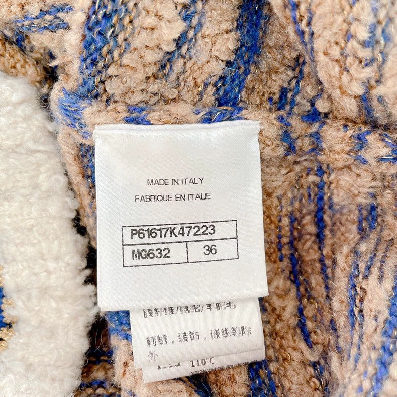 Chanel Chanel Letter embroidery Byzantine style knitted long sleev Size XS / US 0-2 / IT 36-38 - 8 Thumbnail