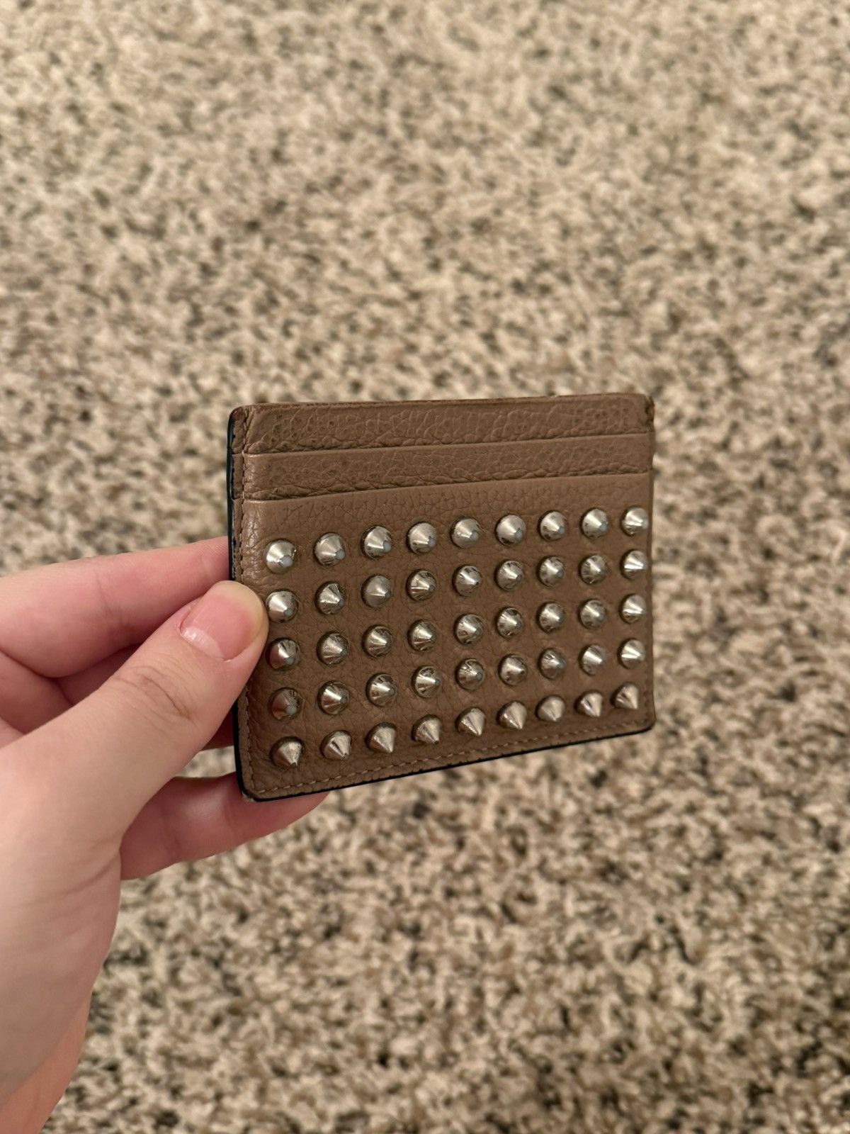 Christian Louboutin Christian Louboutin Card Wallet ‘Brown’ Size ONE SIZE - 3 Thumbnail
