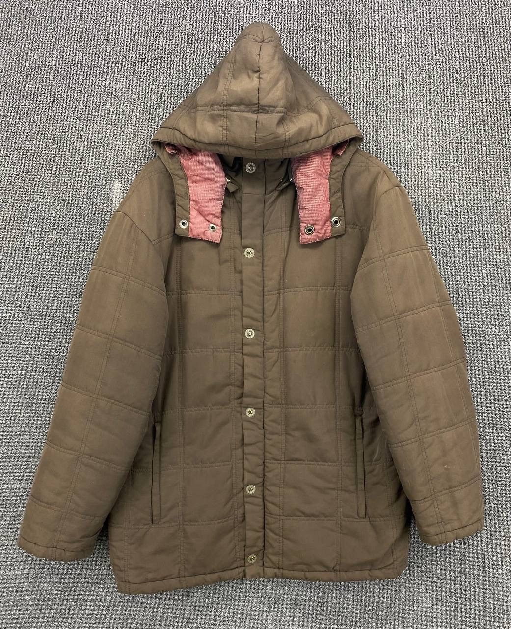 Kansai Yamamoto Vintage Kansai Yamamoto Hoodie Quilted Down Jacket Size US M / EU 48-50 / 2 - 1 Thumbnail