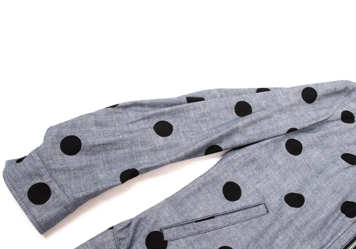 Yohji Yamamoto Yohji Yamamoto Cotton Dot Double Zip Jacket Size US M / EU 48-50 / 2 - 5 Thumbnail