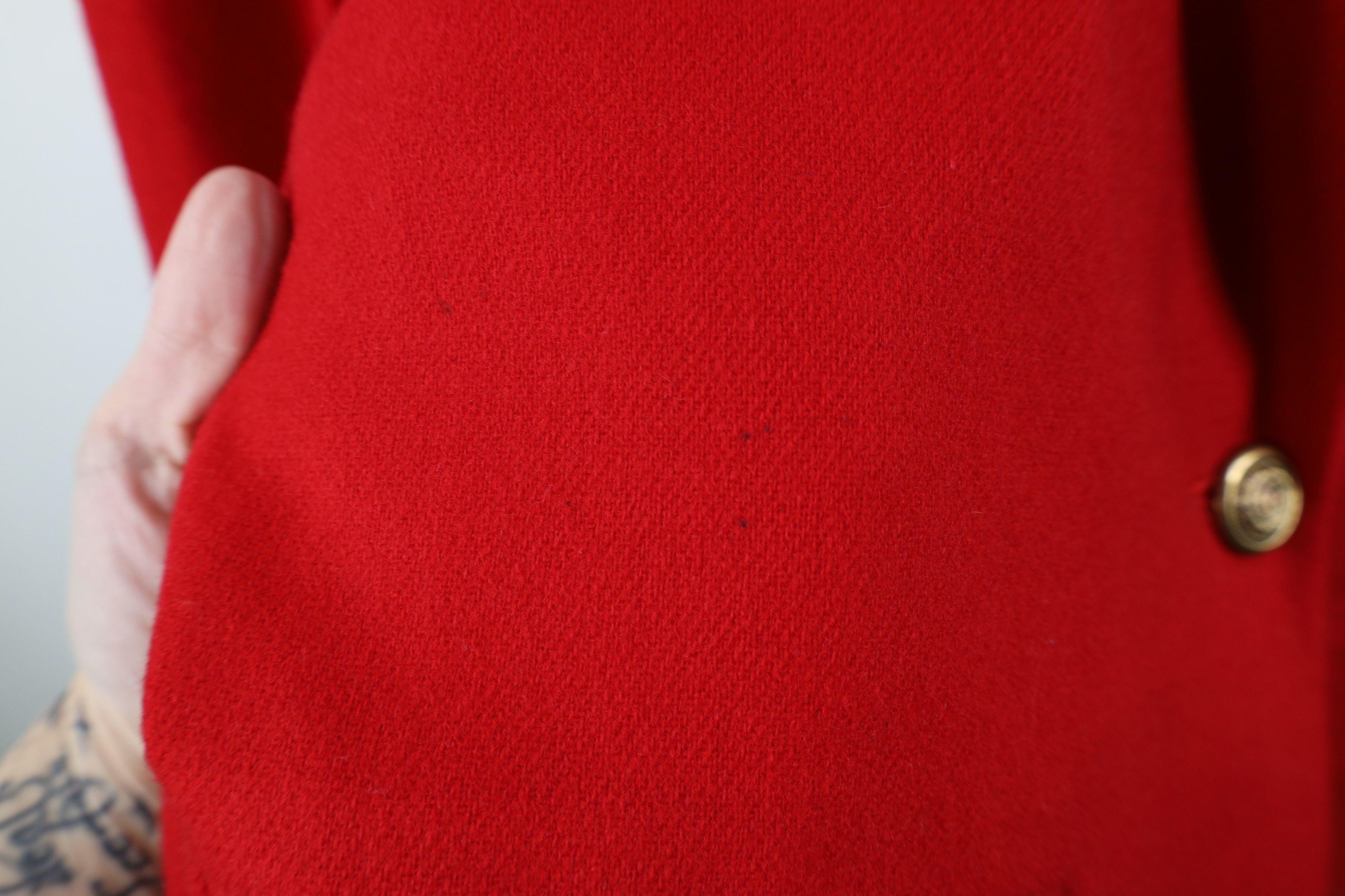 Vintage Vintage 90s Streetwear Button Blazer Suit Coat Jacket Red Size XXL / US 16-18 / IT 52-54 - 5 Thumbnail