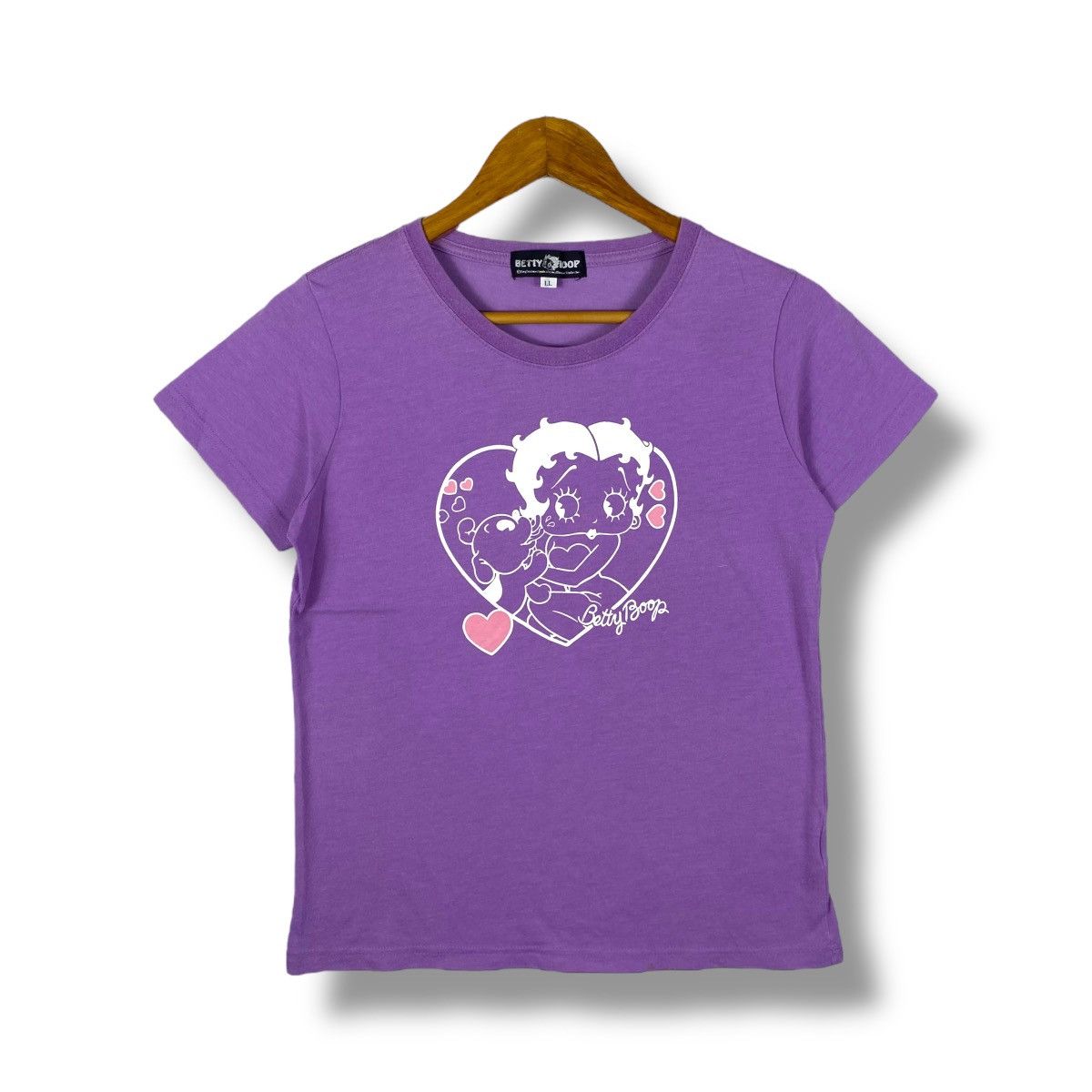 Vintage Vintage BETTY BOOP Classic Cartoon Graphic Women Tee Shirt Size L / US 10 / IT 46 - 1 Thumbnail