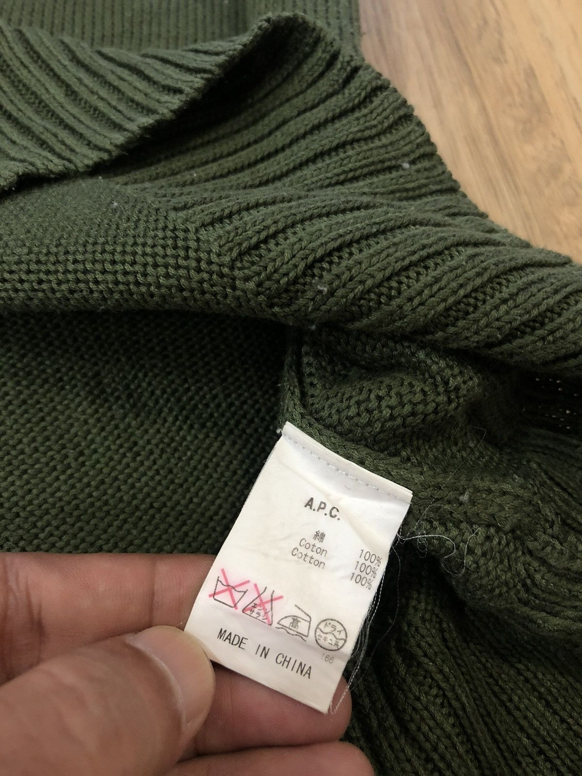 APC knit sweatshirt