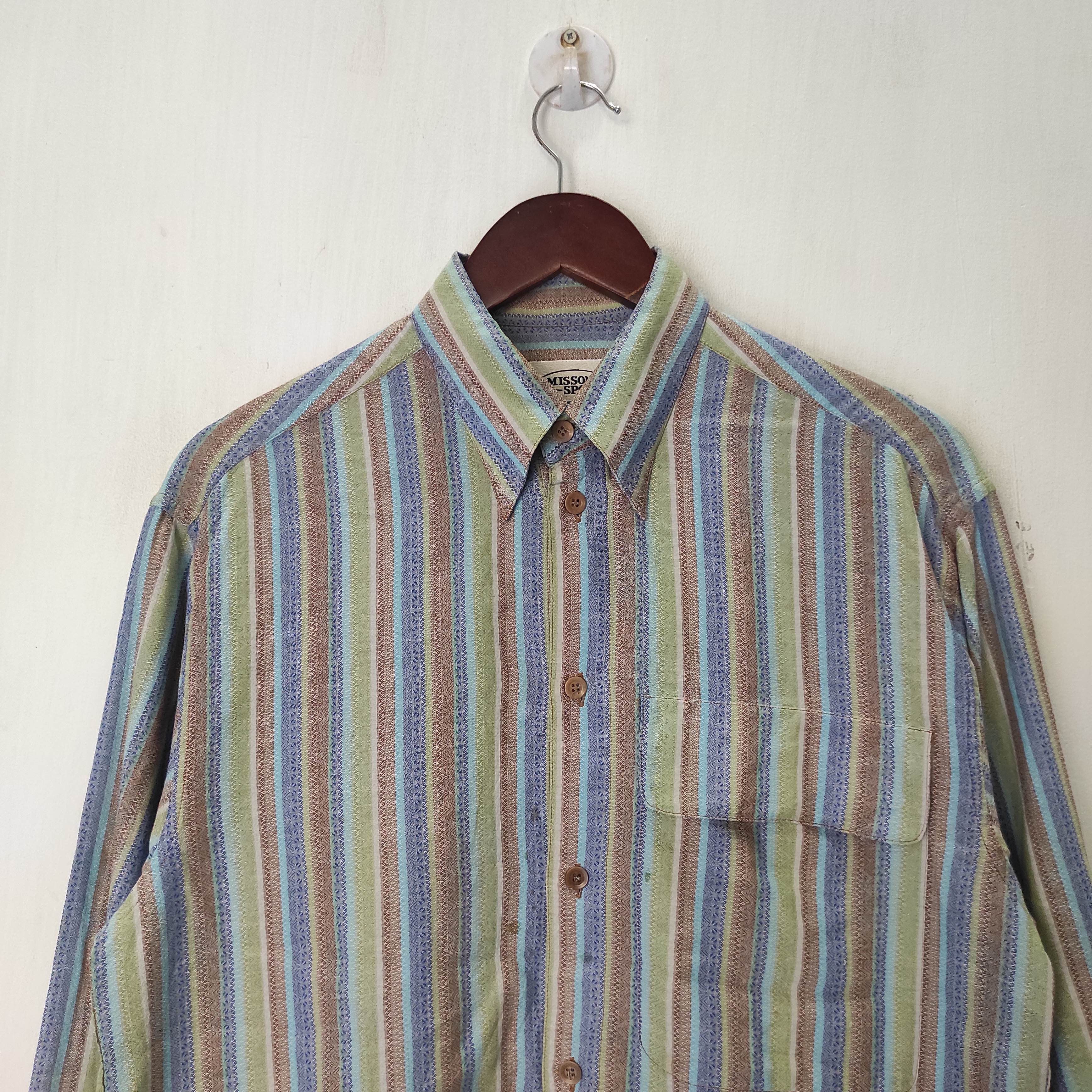 Missoni Vintage Missoni Button Up Shirts Size US L / EU 52-54 / 3 - 3 Thumbnail