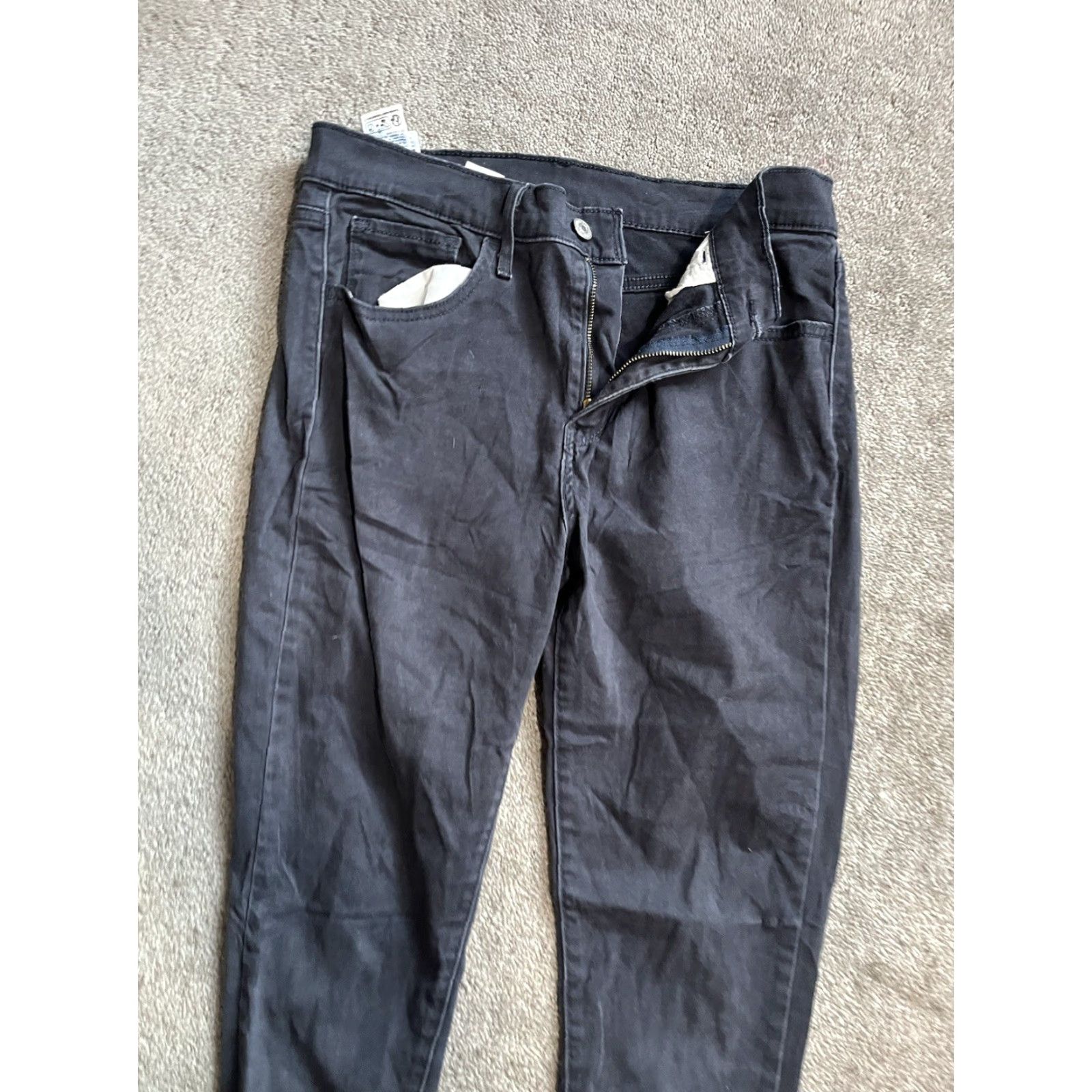 Levi's Levi's 711 Skinny Womens Jeans Black Size 28x30 Size 28" / US 6 / IT 42 - 4 Thumbnail