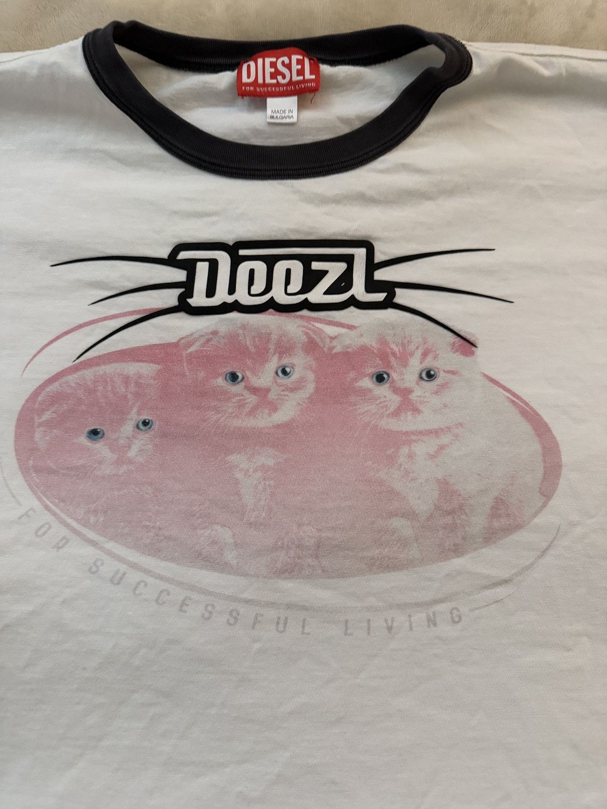 Diesel DIESEL Cat Tee Size US M / EU 48-50 / 2 - 2 Thumbnail