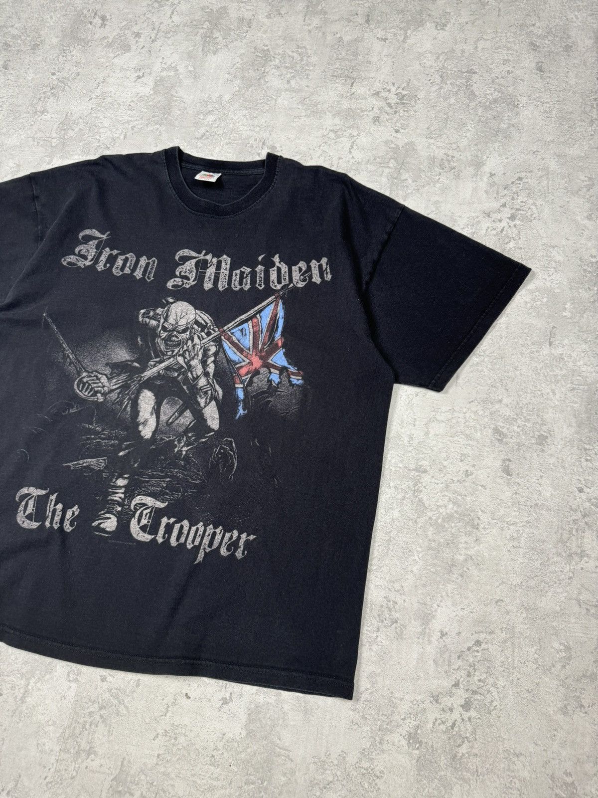 Iron Maiden Vintage Iron Maiden The Trooper T-shirt Big Logo Size XXL Size US XXL / EU 58 / 5 - 3 Thumbnail