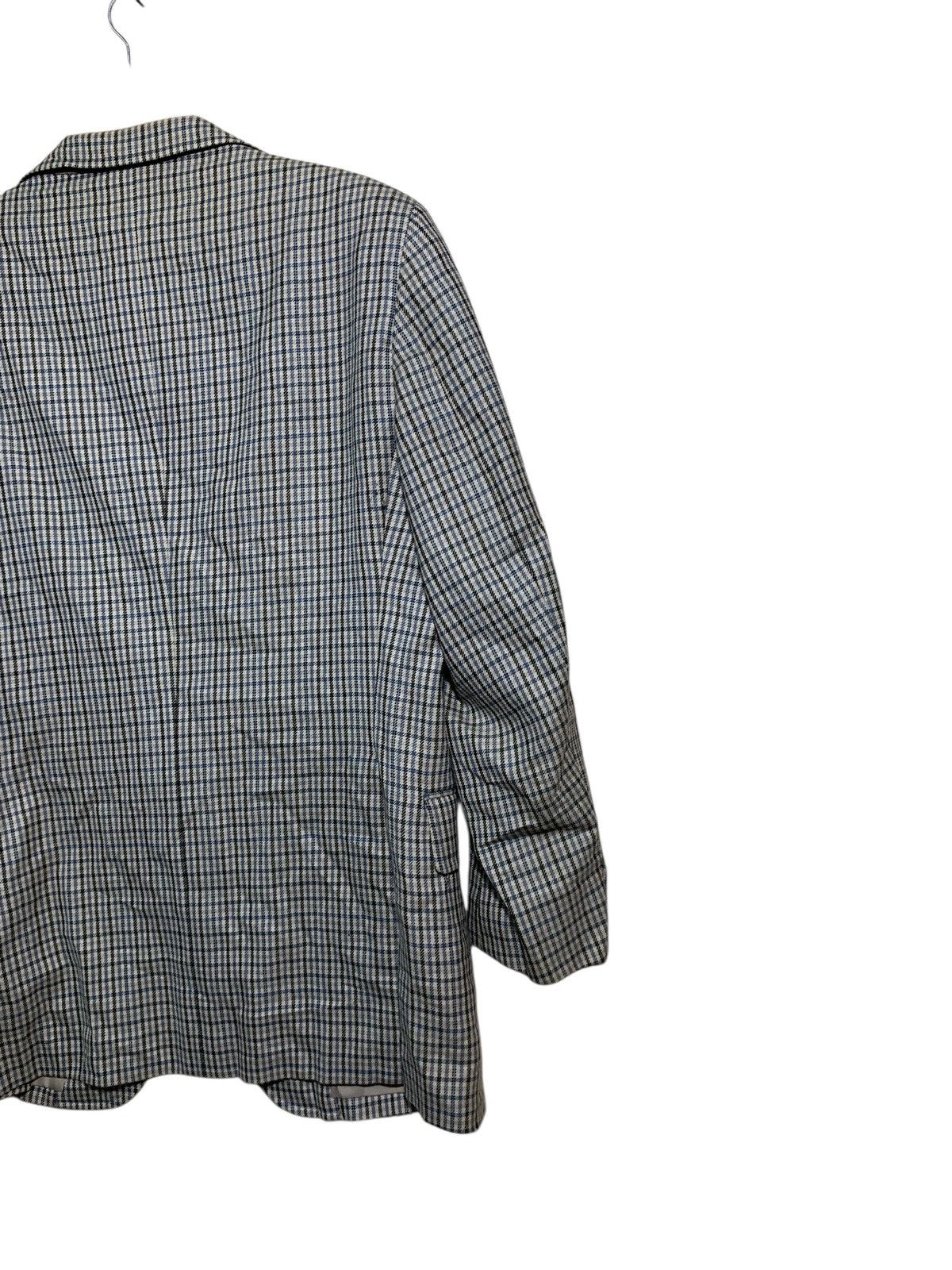 Burberry 🔥VTG BURBERRYS GINGHAM CHECKERED BLAZER COAT Size US M / EU 48-50 / 2 - 6 Thumbnail