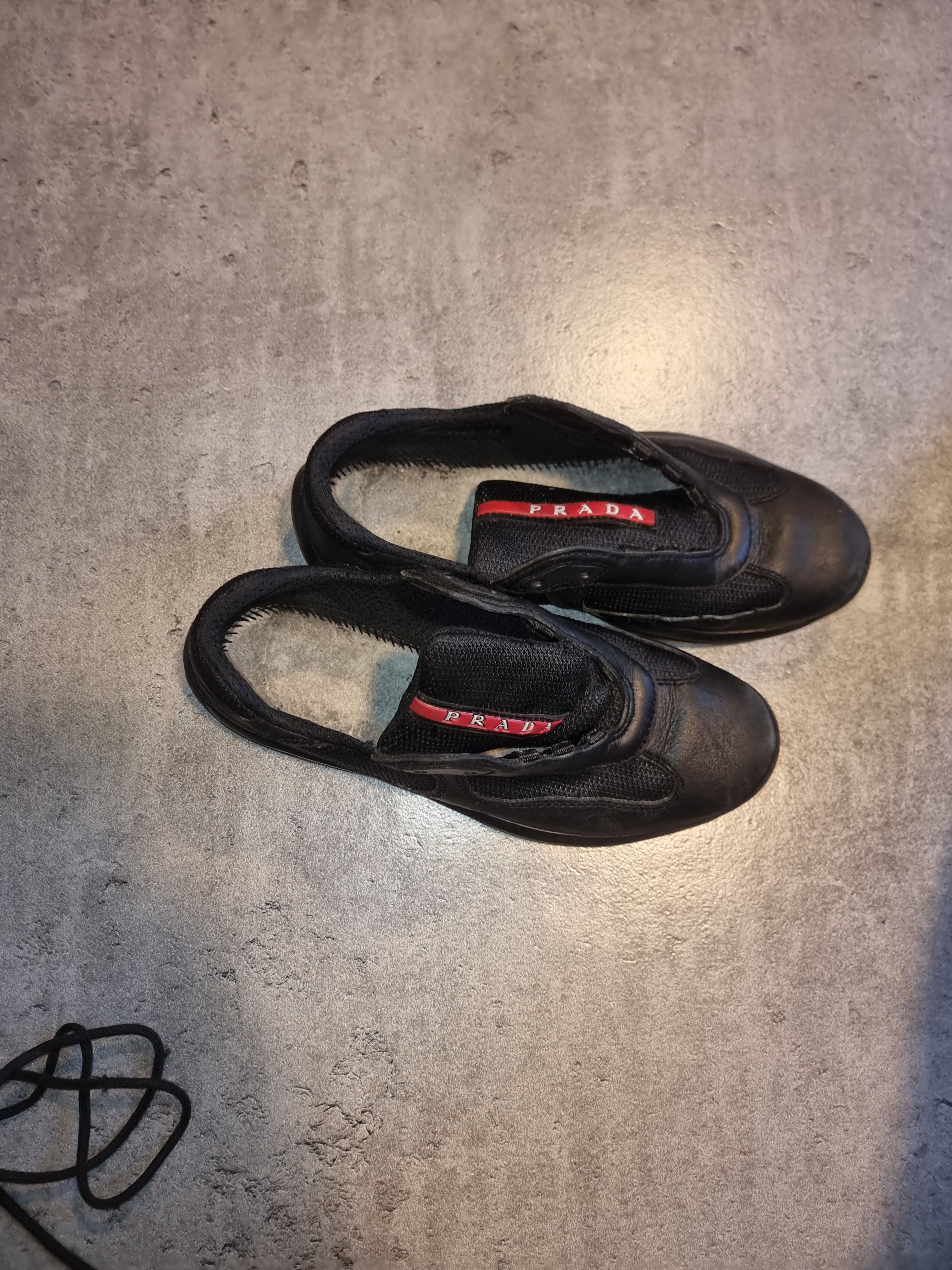 Prada Prada leather trainers Size US 5 / IT 35 - 14 Thumbnail