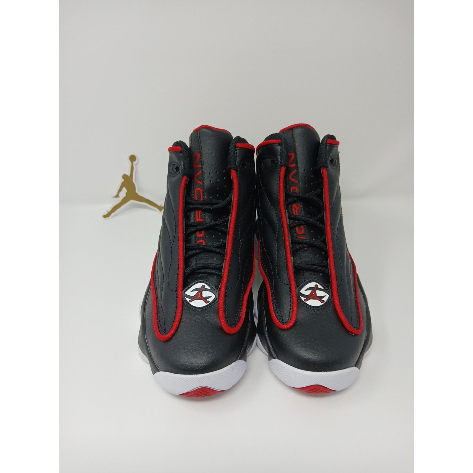 Jordan Brand Air Jordan Pro Strong Bred Black Sneakers, Size 5Y / 6.5W Size US 5 / EU 37 - 4 Thumbnail
