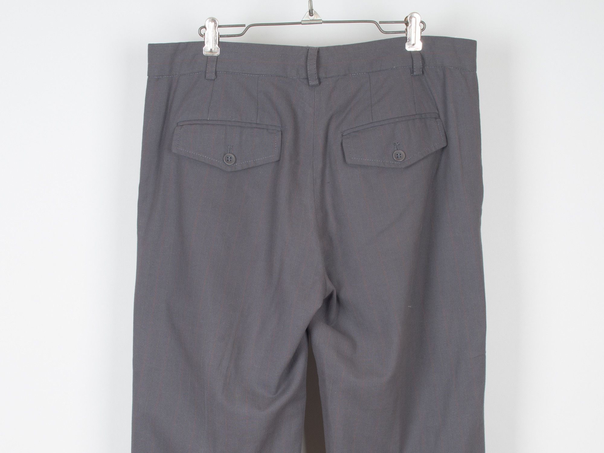Marc Jacobs Mainline Relax Fit Shadow Stripe Slacks Trousers Size US 32 / EU 48 - 6 Thumbnail