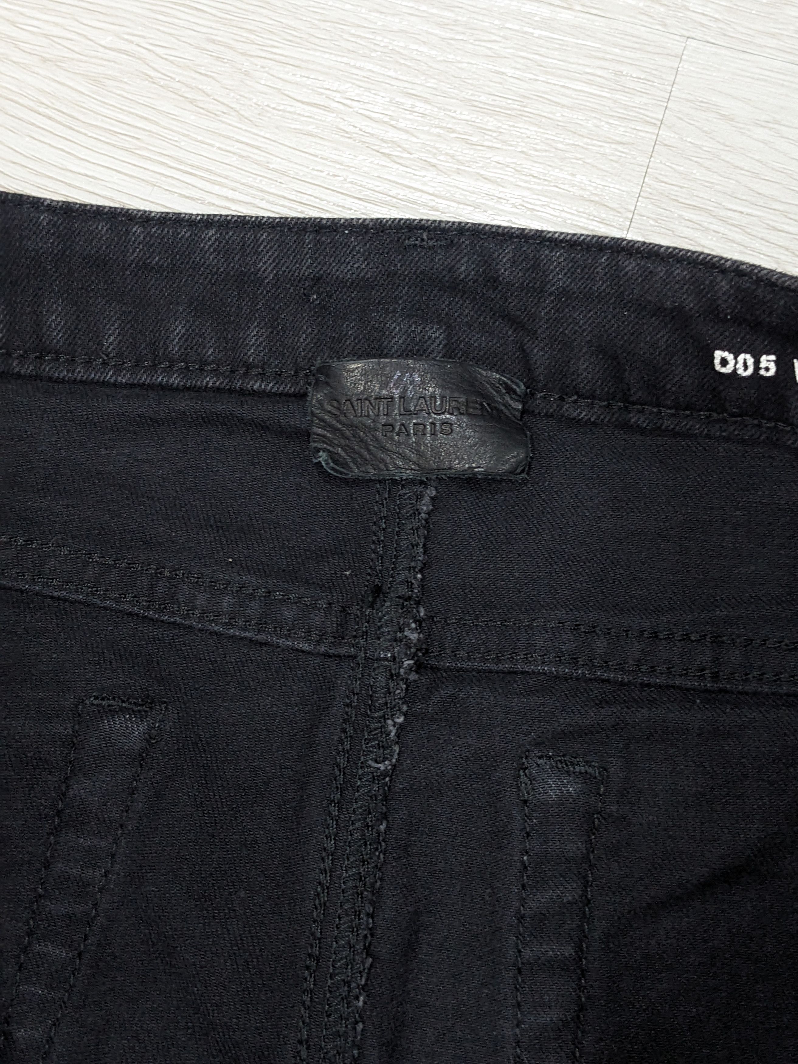 Saint Laurent Paris Saint Laurent D05 Denim Jeans Size 29" - 10 Thumbnail