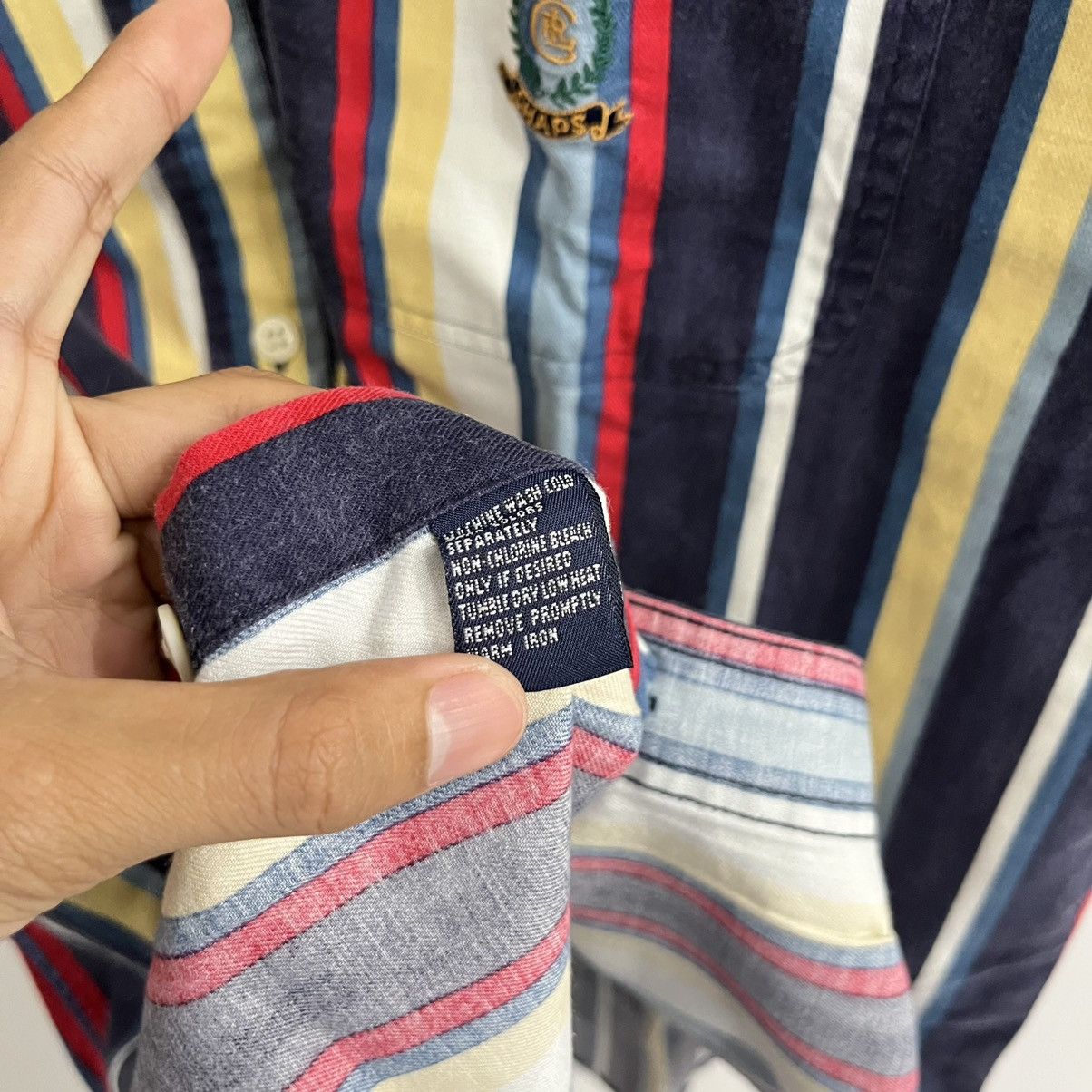 Chaps Ralph Lauren Vintage Chaps Ralph Lauren Striped Shirt Size US L / EU 52-54 / 3 - 5 Thumbnail
