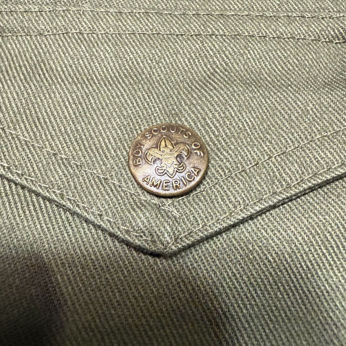 Other Vintage Boy Scouts Of America Green Cargo Shorts Jorts Size US 26 / EU 42 - 5 Thumbnail