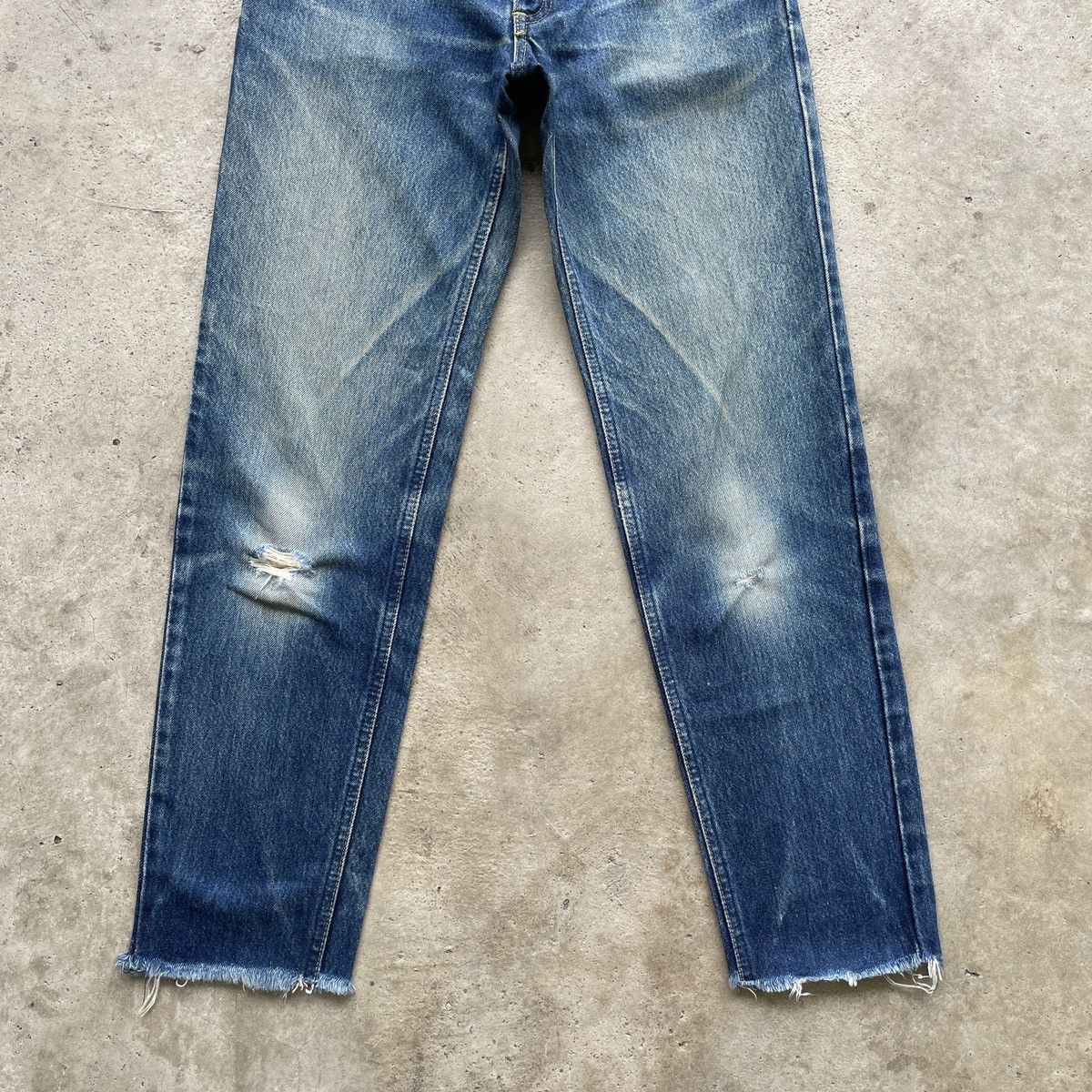 Jean × Lee × Vintage Vintage Lee Distressed Jeans Denim Pants W27x28.5 Size US 27 - 4 Thumbnail