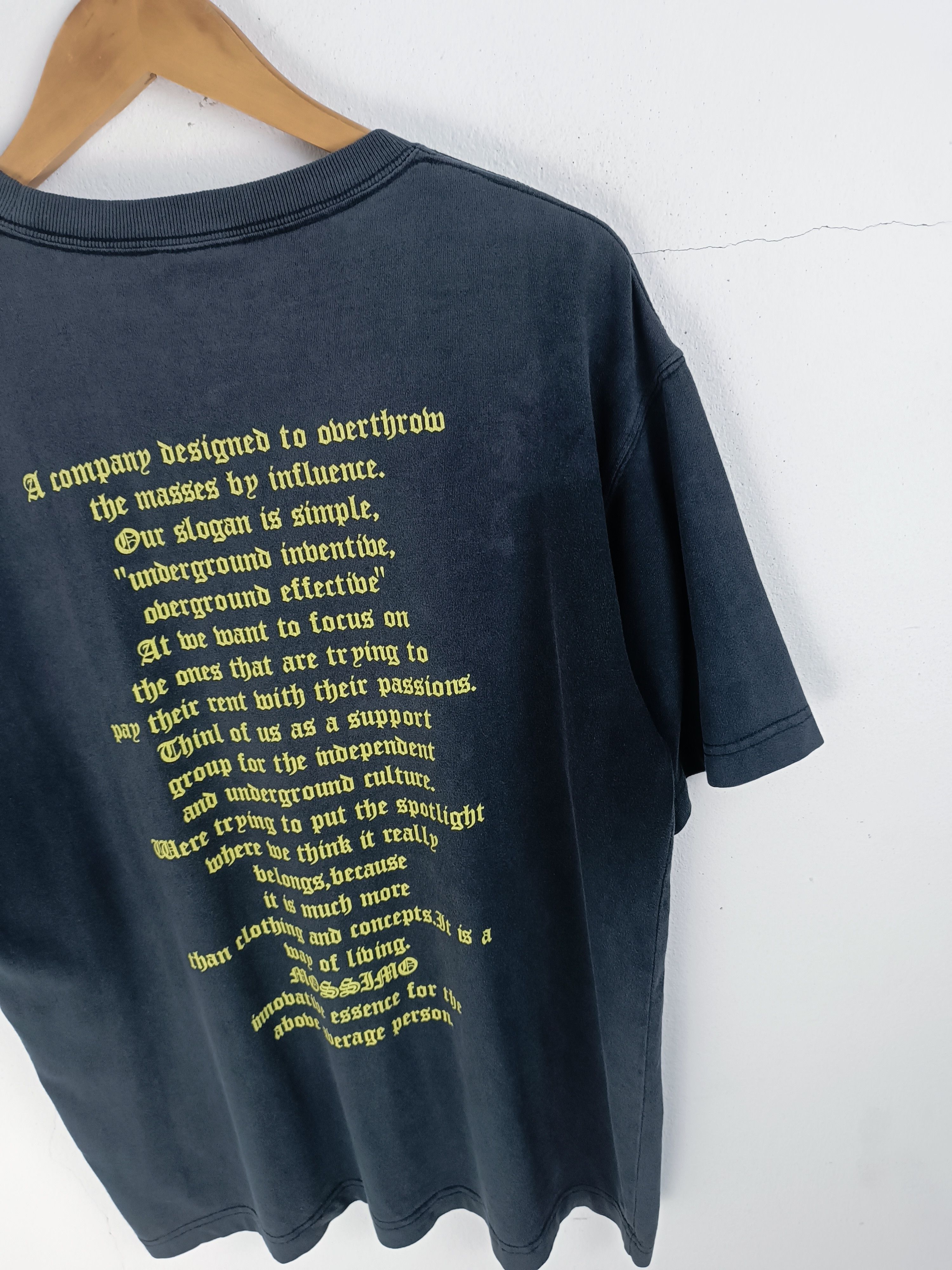 Mossimo VINTAGE 90'S MOSSIMO SPORT F THE MASSES FADED VERY RARE TEE Size US L / EU 52-54 / 3 - 14 Thumbnail