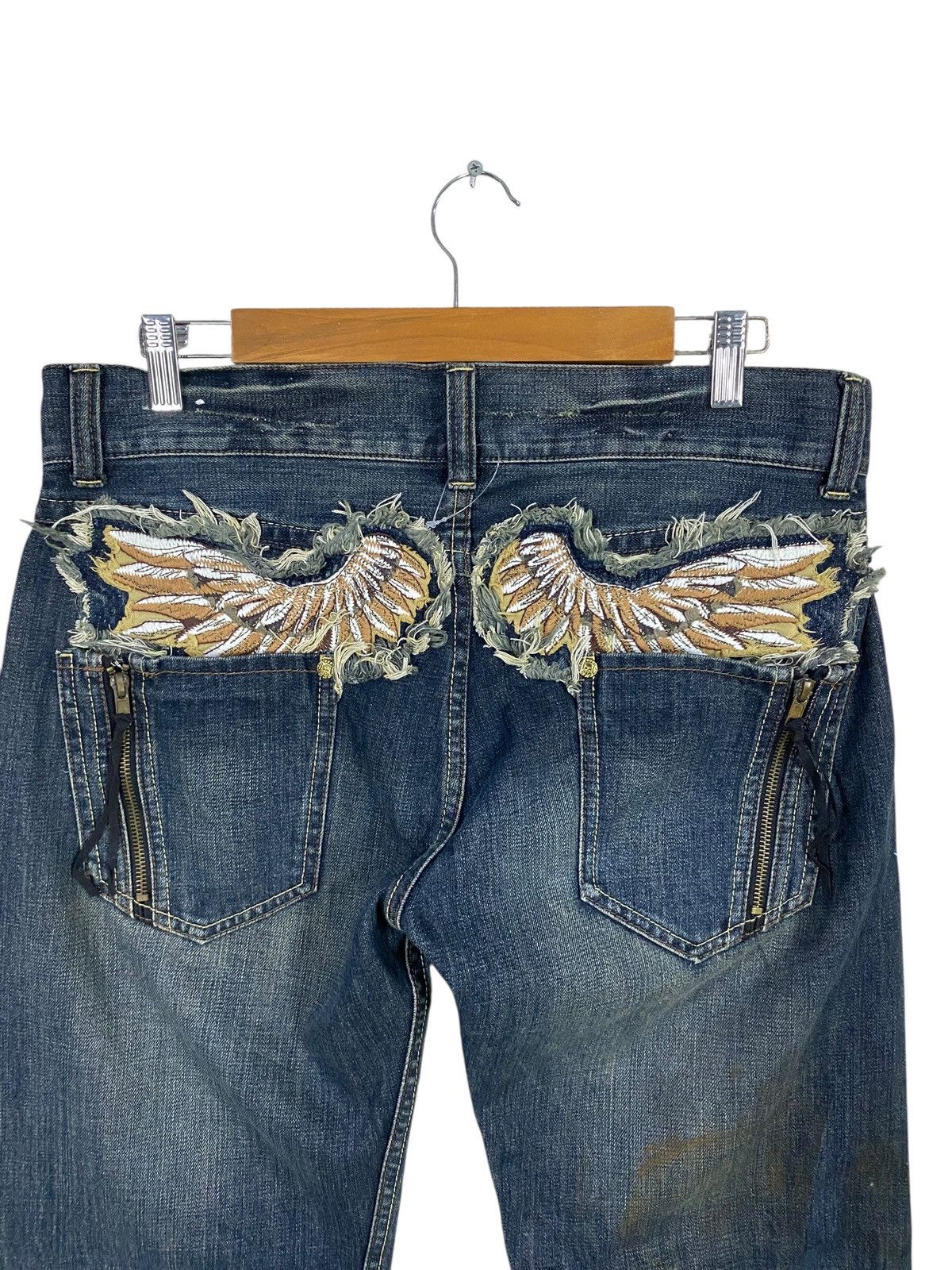 Seditionaries Oririn jeans japanase brand emboidery denim Size US 34 / EU 50 - 4 Thumbnail