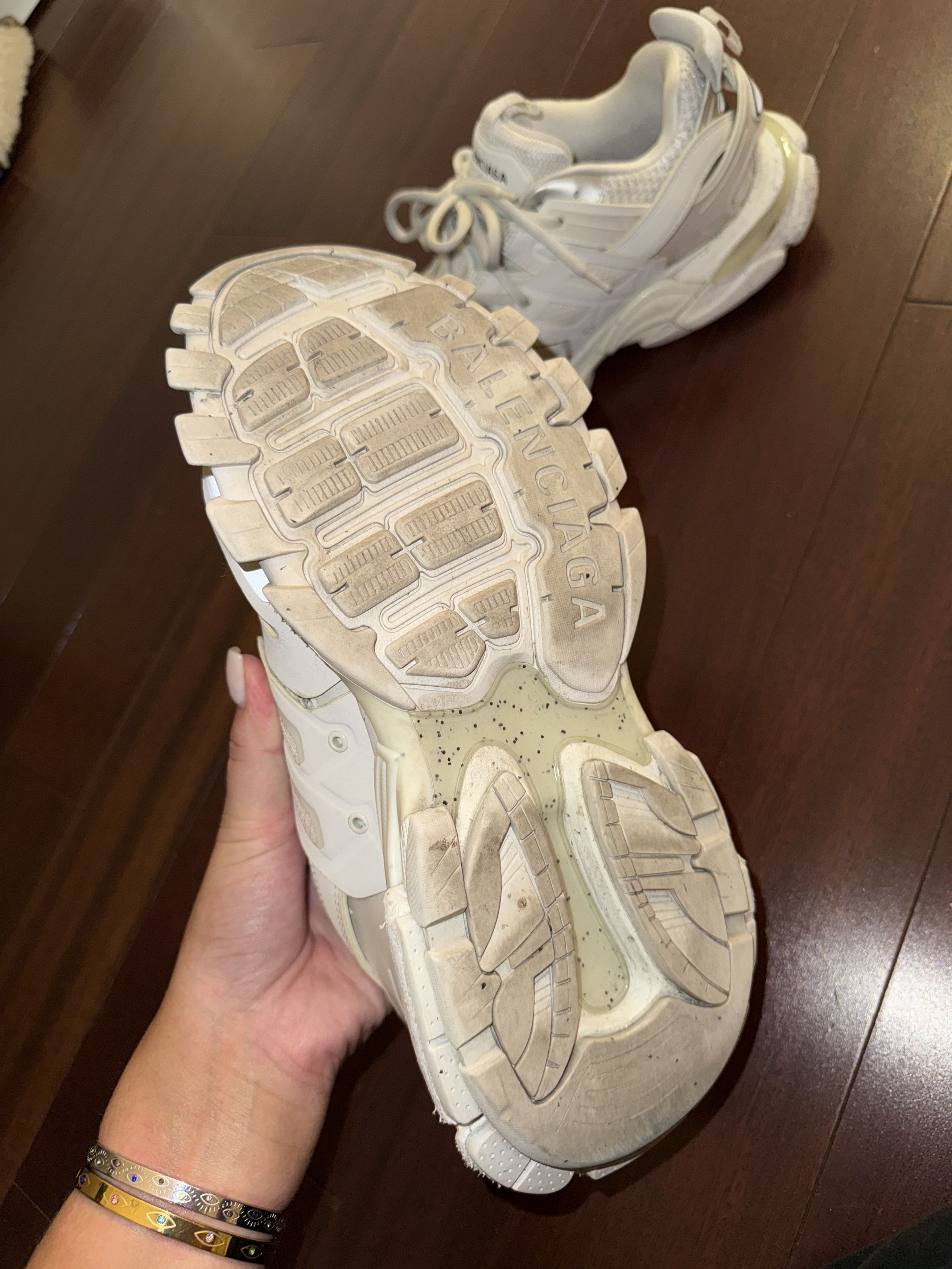 Balenciaga Balenciaga Track Recycled Sneakers - White Size US 10 / IT 40 - 4 Thumbnail