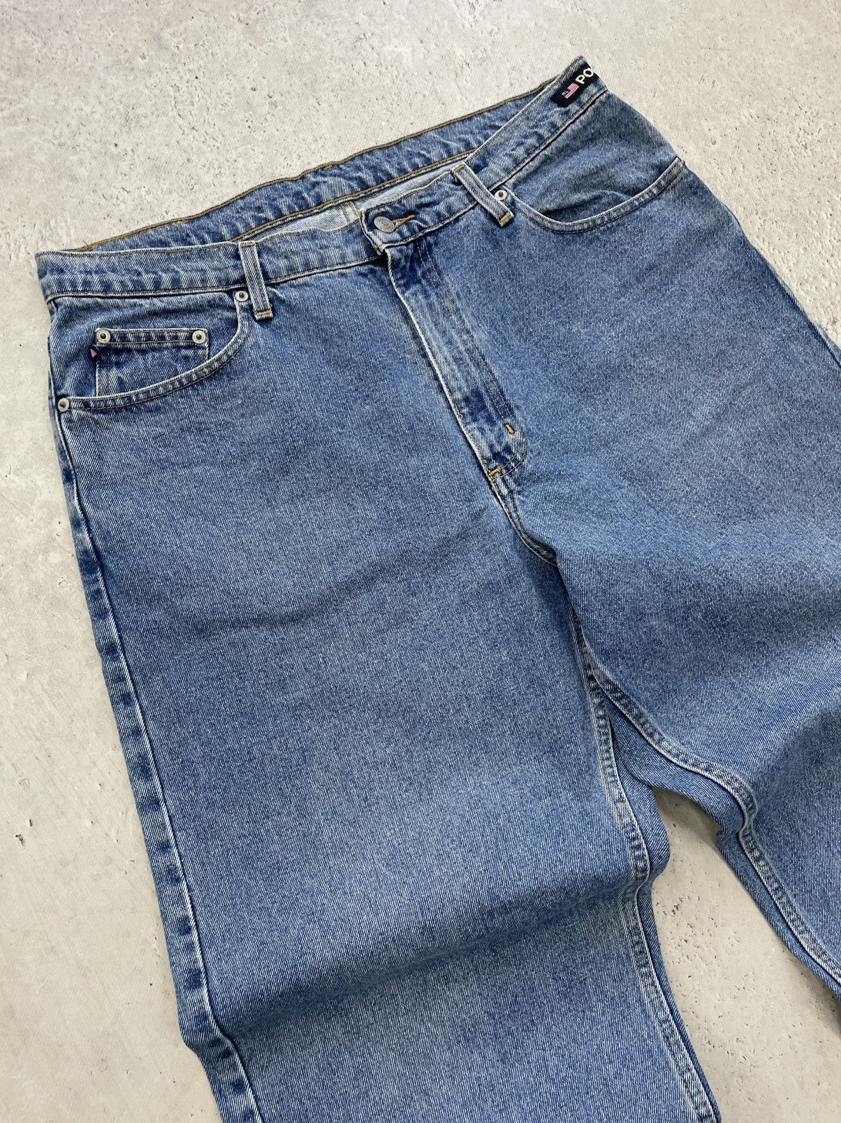 Polo Ralph Lauren Polo Ralph Lauren Denim baggy pants retro style Size US 34 / EU 50 - 4 Thumbnail