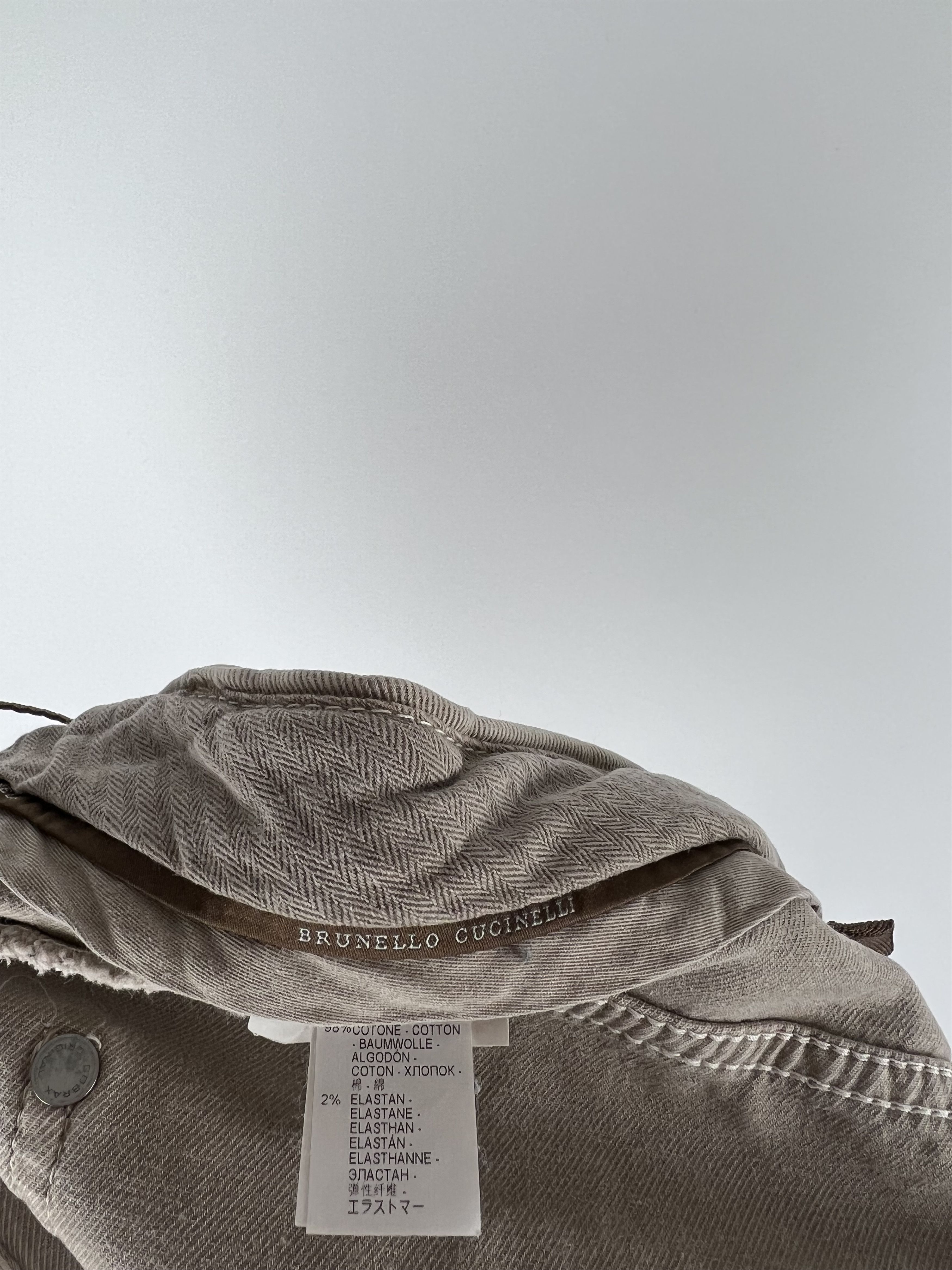 Brunello Cucinelli Brunello Cucinelli Beige Jeans Womens Size IT42 Size 28" / US 6 / IT 42 - 9 Thumbnail
