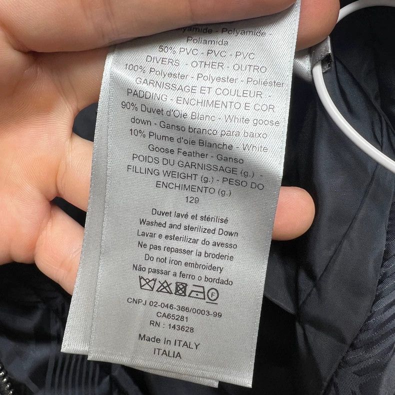Dior Dior Short Sleeve Black Padded Jacket-2506 Size US XXL / EU 58 / 5 - 5 Thumbnail