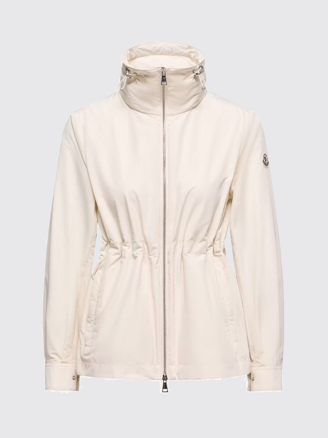 Moncler Moncler Jacket Woman White Size L / US 10 / IT 46 - 1 Preview