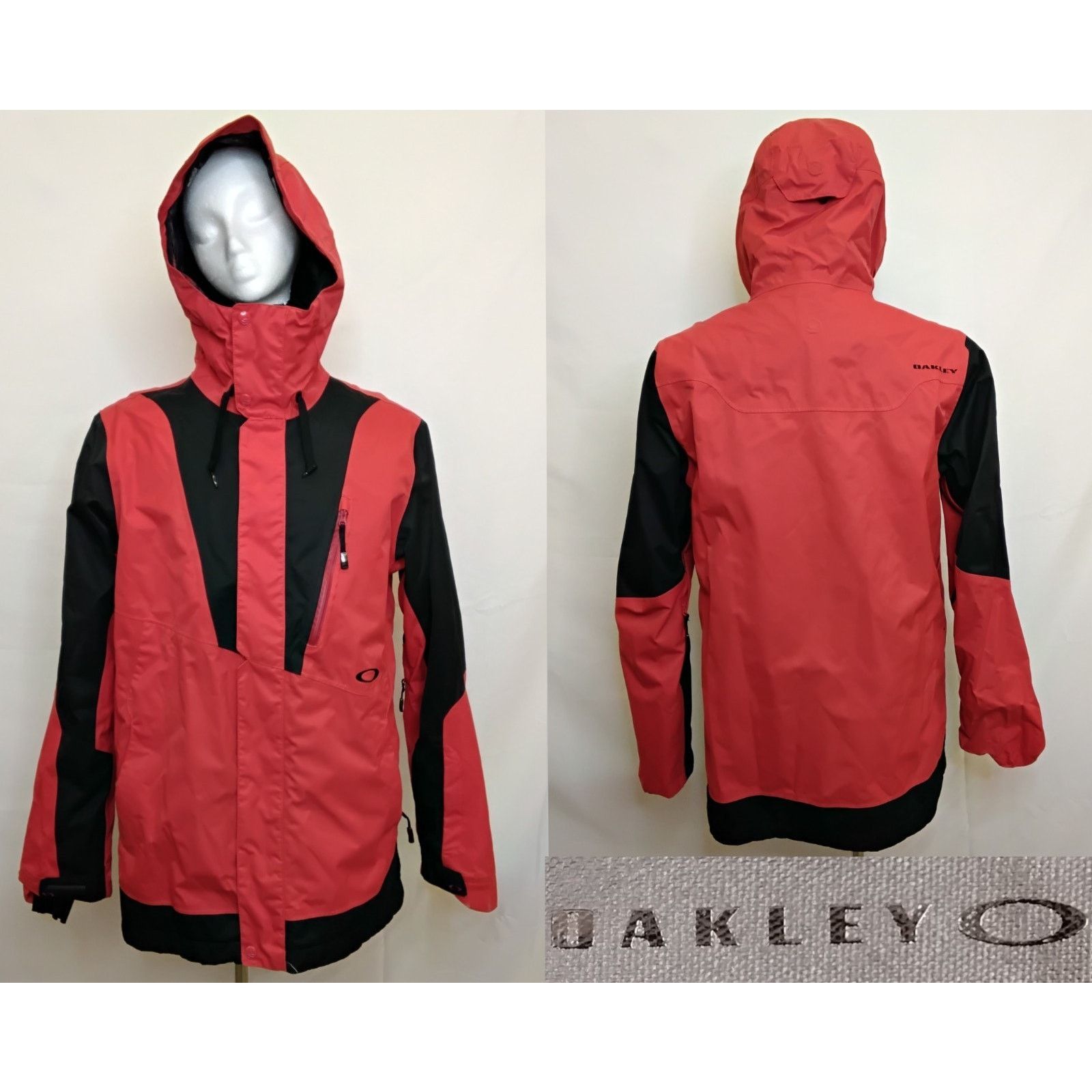 Oakley Oakley Pro Rider Series Ski Jacket Men's L Red/Black Hooded Size US L / EU 52-54 / 3 - 1 Thumbnail