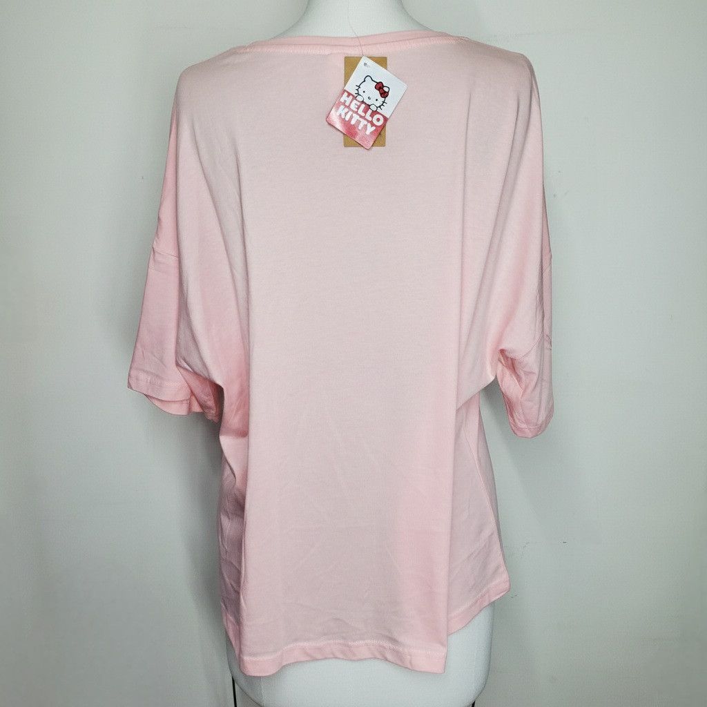 Other Hello Kitty Size L NEW T-Shirt Genuine Sanrio Light Pink Size L / US 10 / IT 46 - 3 Thumbnail