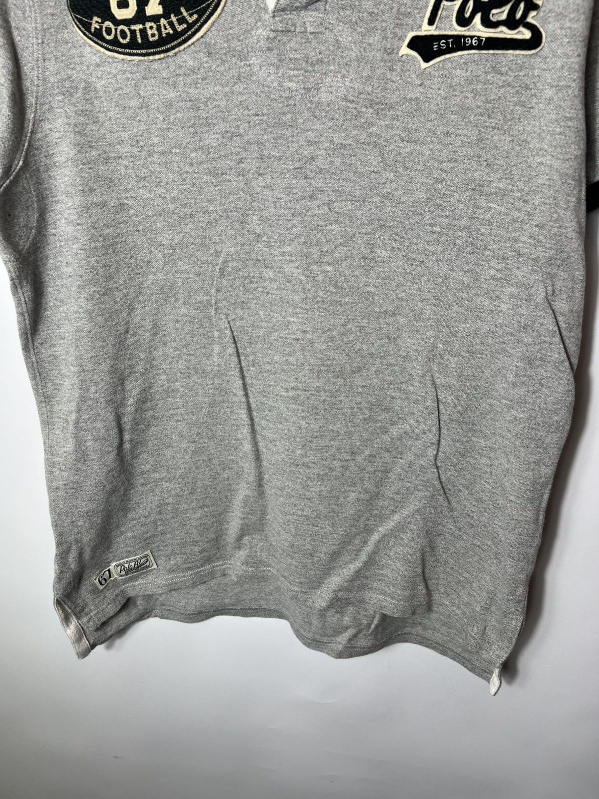 Polo Ralph Lauren Vintage streetwear Polo Ralph Lauren Football Rugby 67 Tee Size US L / EU 52-54 / 3 - 3 Thumbnail