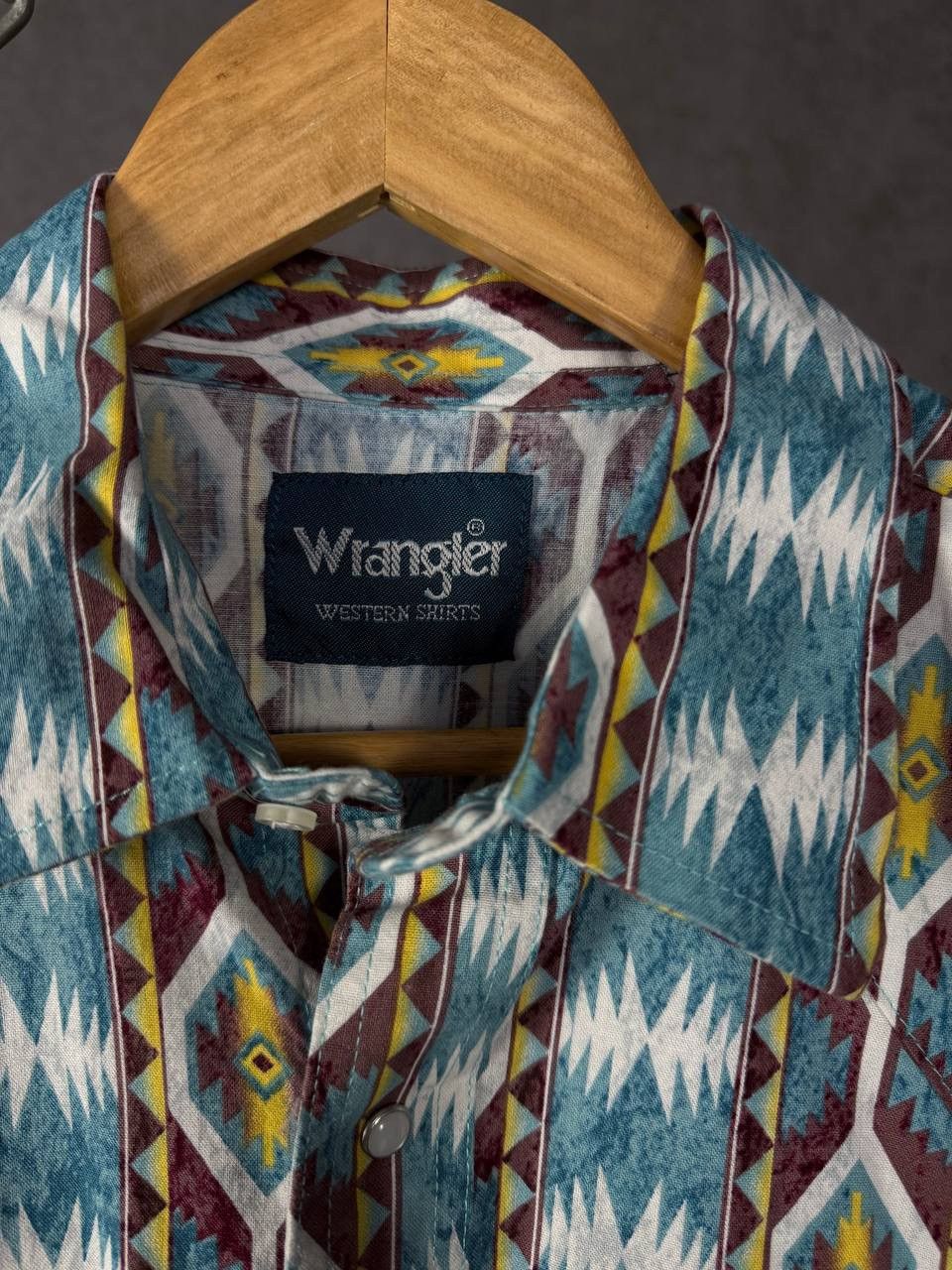 Wrangler Wrangler Western art designer crazy shirt Size US XL / EU 56 / 4 - 3 Thumbnail