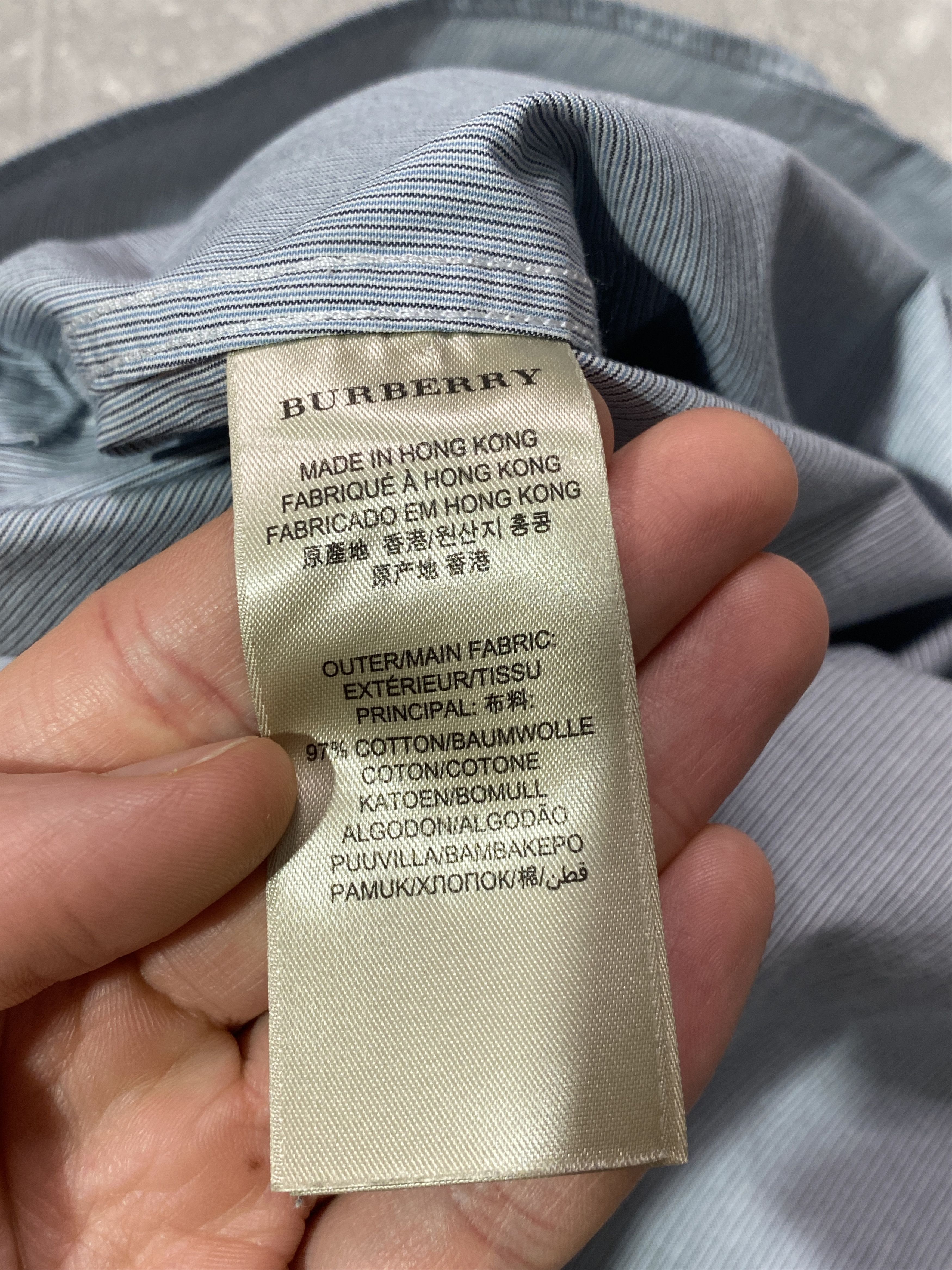 Burberry Burberry Brit Shirt Small Logo Size US S / EU 44-46 / 1 - 5 Thumbnail