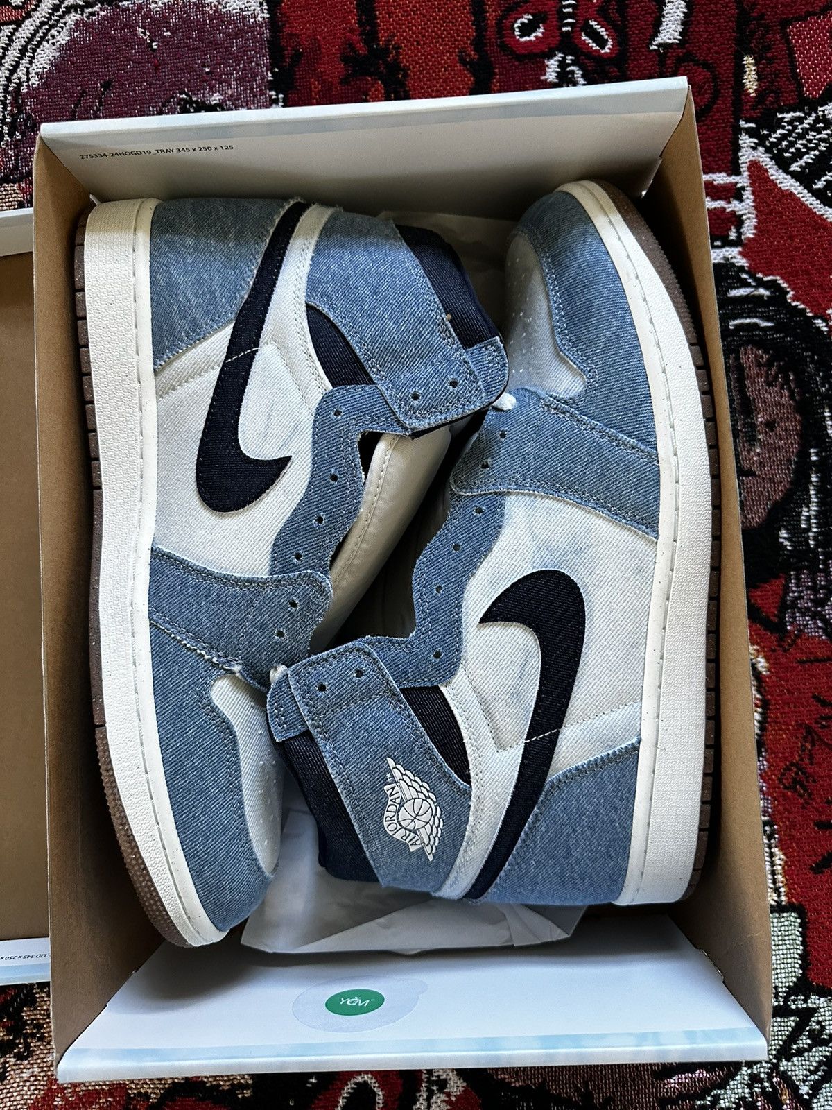 Jordan Brand Jordan 1 high - denim Size US 13 / EU 46 - 1 Thumbnail