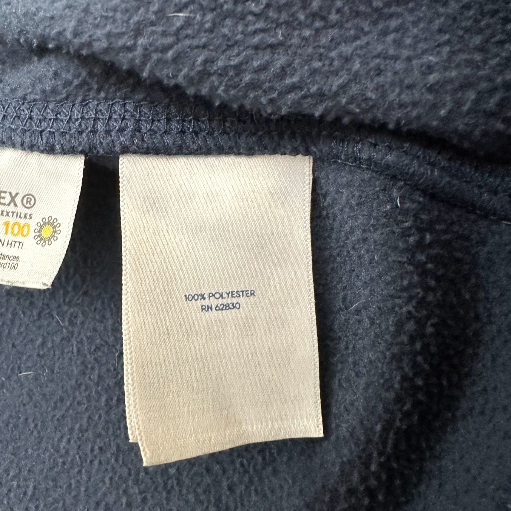Lands' End Lands' End Anyweather Fleece Jacket Medium Navy Blue 1/4 Zip Outdoor Hiking Mens Size US M / EU 48-50 / 2 - 5 Thumbnail