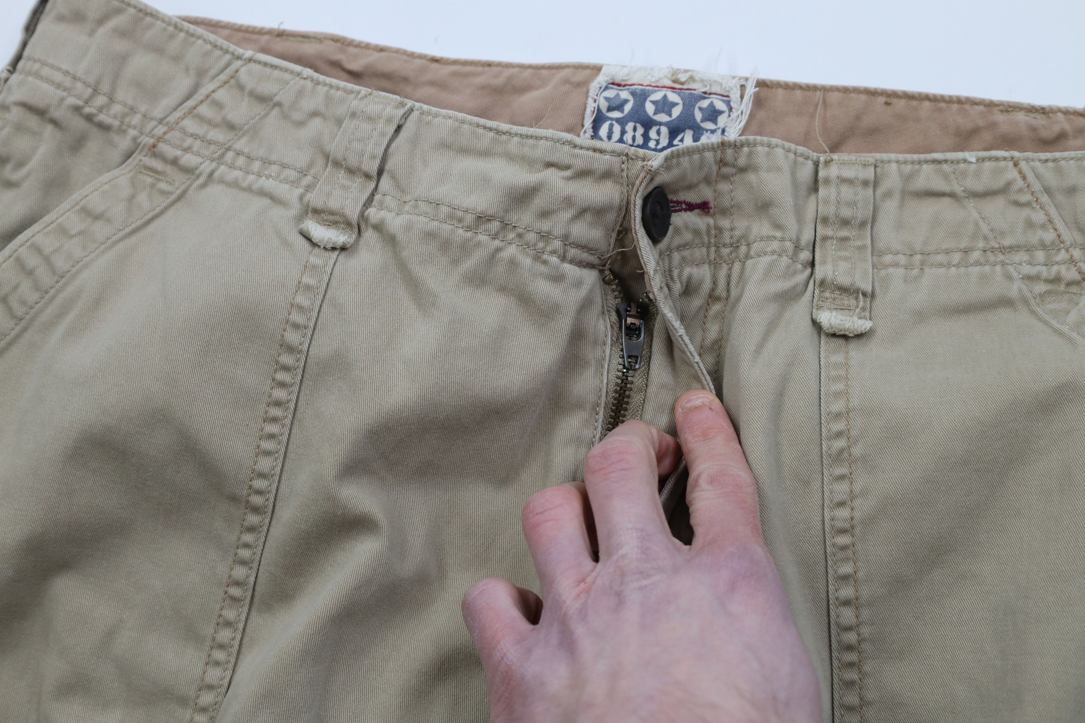 Vintage Vintage 90s Y2K Streetwear Surplus Wide Leg Cargo Pants Size US 36 / EU 52 - 10 Thumbnail