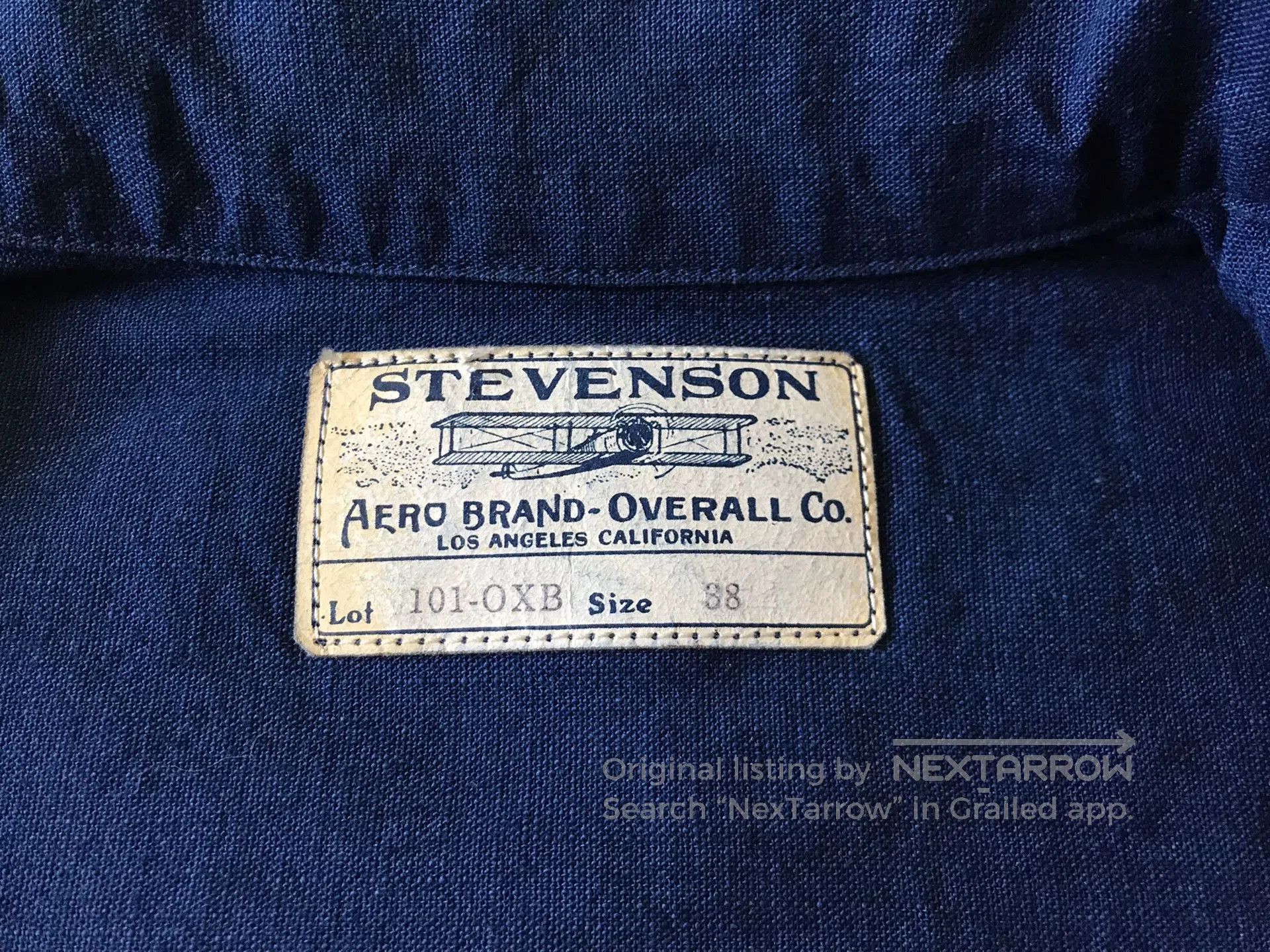 Stevenson Overall Co. Stevenson Overall Indigo Work Jacket. Size US M / EU 48-50 / 2 - 8 Thumbnail