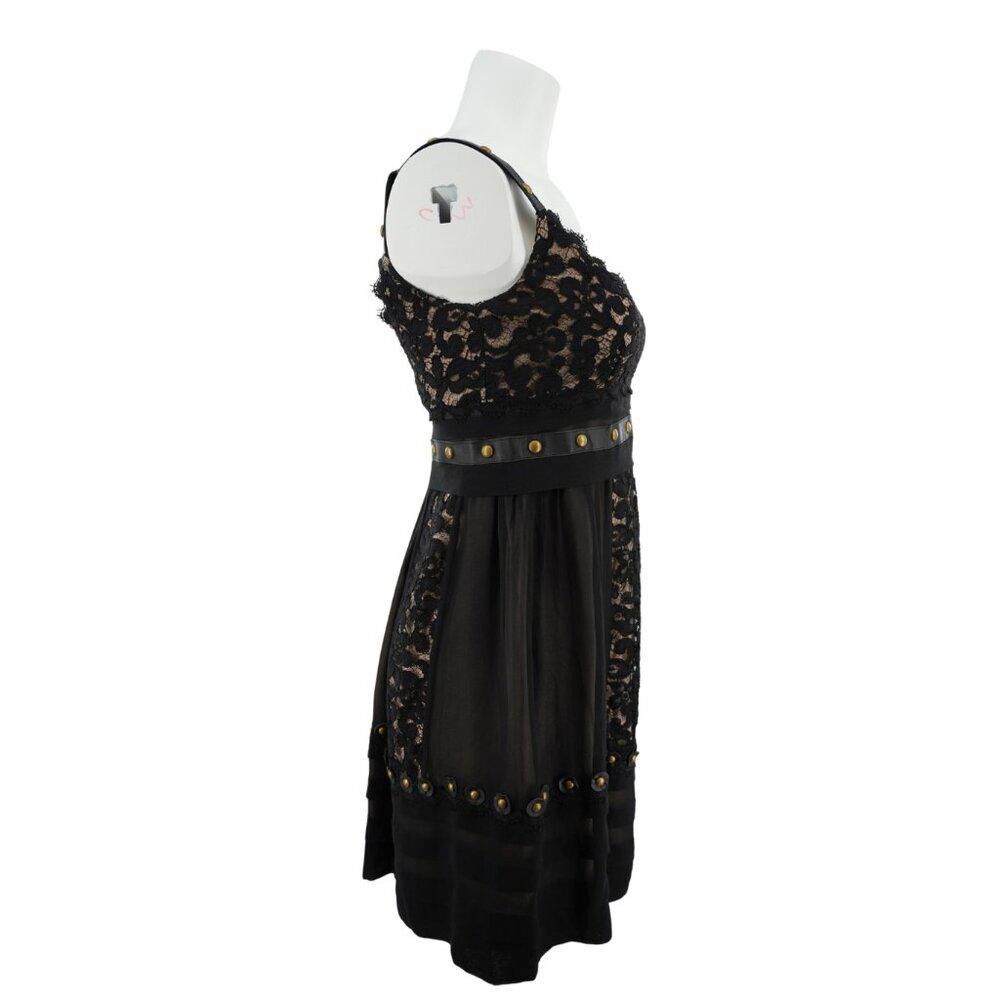 Designer Temperly London Black Lace Dress Size 6 Size M / US 6-8 / IT 42-44 - 2 Thumbnail