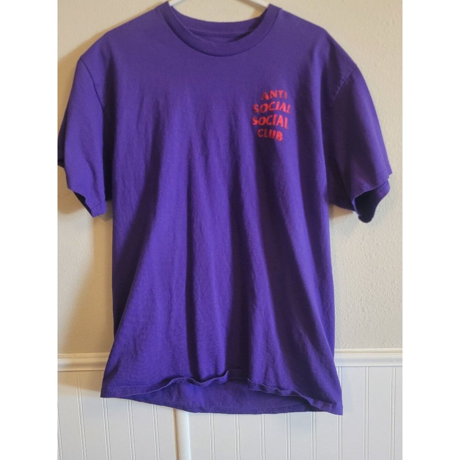 Anti Social Social Club Anti Social Social Club Jason Mask Purple Graphic Tee L Size US L / EU 52-54 / 3 - 1 Thumbnail