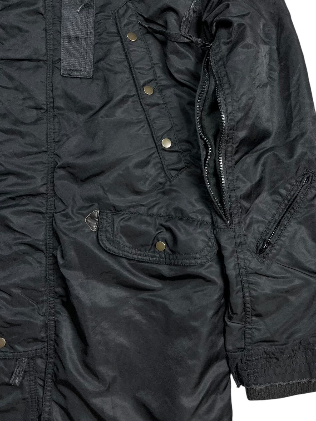 14th Addiction 2000s GOA - Apocalypse Style Fur Hoodie Cargo Jacket Size US M / EU 48-50 / 2 - 7 Thumbnail