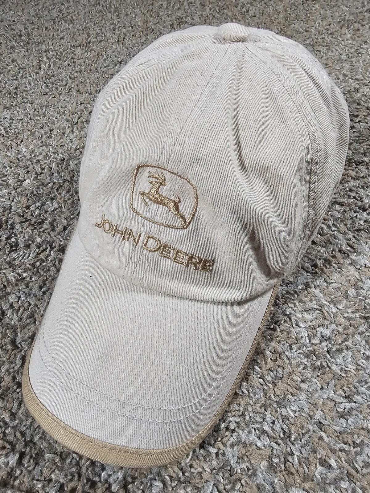 John Deere John Deere Adjustable Hat Khaki color Size ONE SIZE - 1 Thumbnail